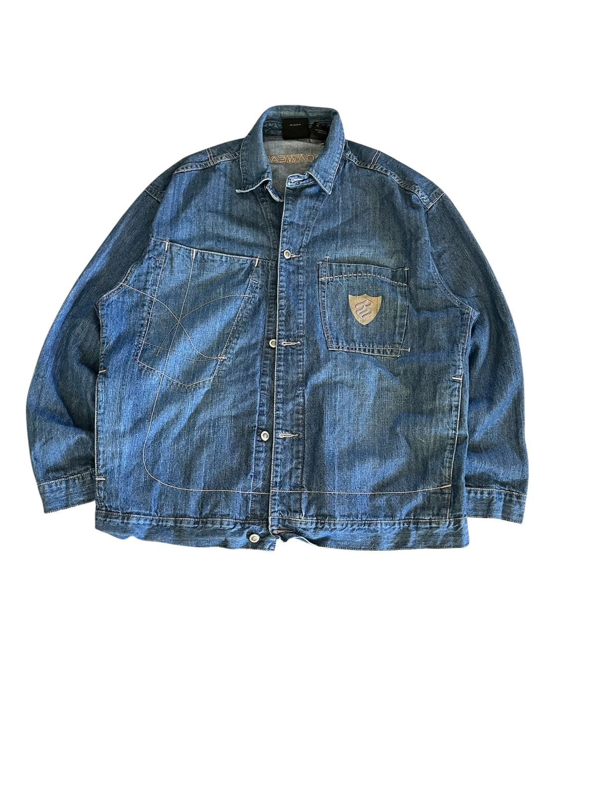 Rocawear 1999 Rocawear Denim Jacket Size US XL / EU 56 / 4 - 1 Thumbnail