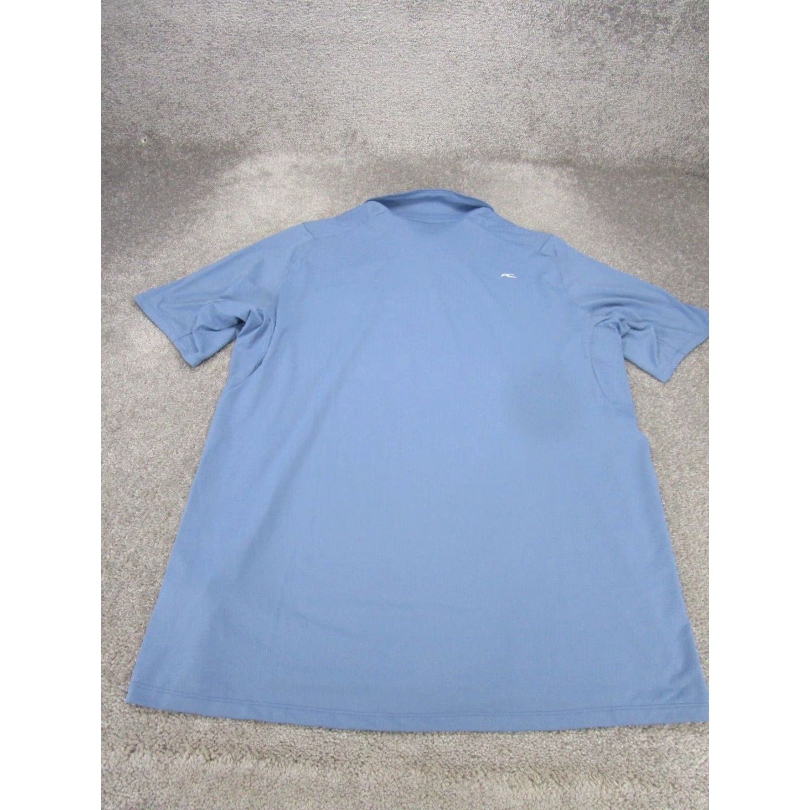 KJUS KJUS Performance Polo Shirt Mens XL Blue Solid Stretch Golf Size US XL / EU 56 / 4 - 4 Thumbnail