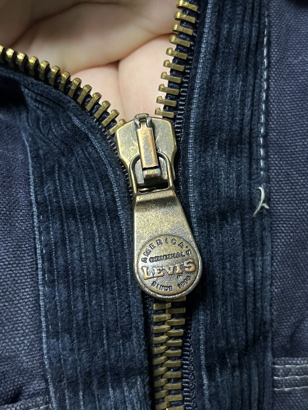 Levi's Vintage Clothing RARE Vintage Levis Italy Denim Wool Jacket Size US L / EU 52-54 / 3 - 6 Thumbnail