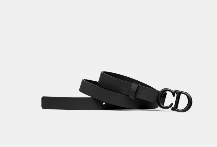 Dior o1w1db10325 Size: OS / B004 Saddle Belt in Black Size ONE SIZE - 2 Thumbnail