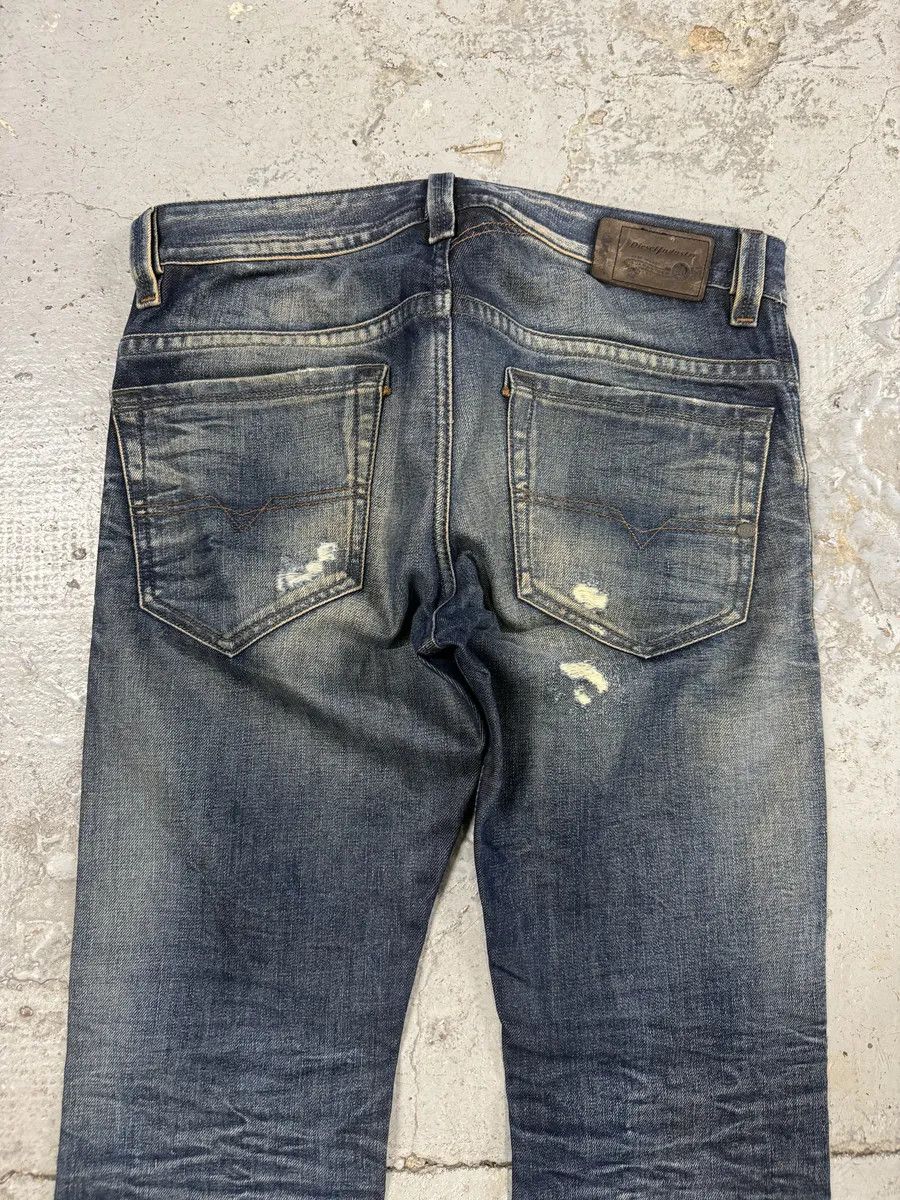Diesel Diesel Sunfaded Blue Denim Slim Jeans Size US 32 / EU 48 - 8 Thumbnail