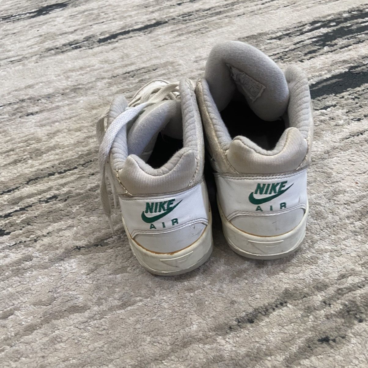 Nike × Vintage Vintage 1992 Men Nike Air Sonic Flight white grey green 9 Size US 9 / EU 42 - 5 Thumbnail