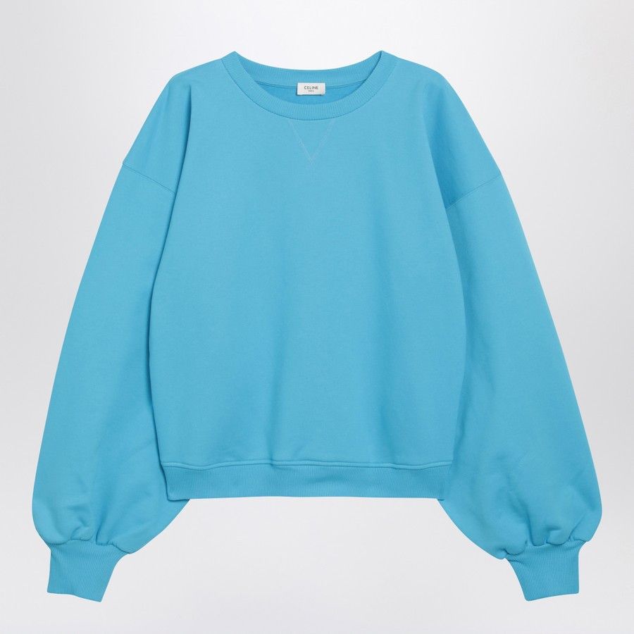 Celine o1d2blof0226 Sweatshirt in Blue Size US M / EU 48-50 / 2 - 1 Thumbnail