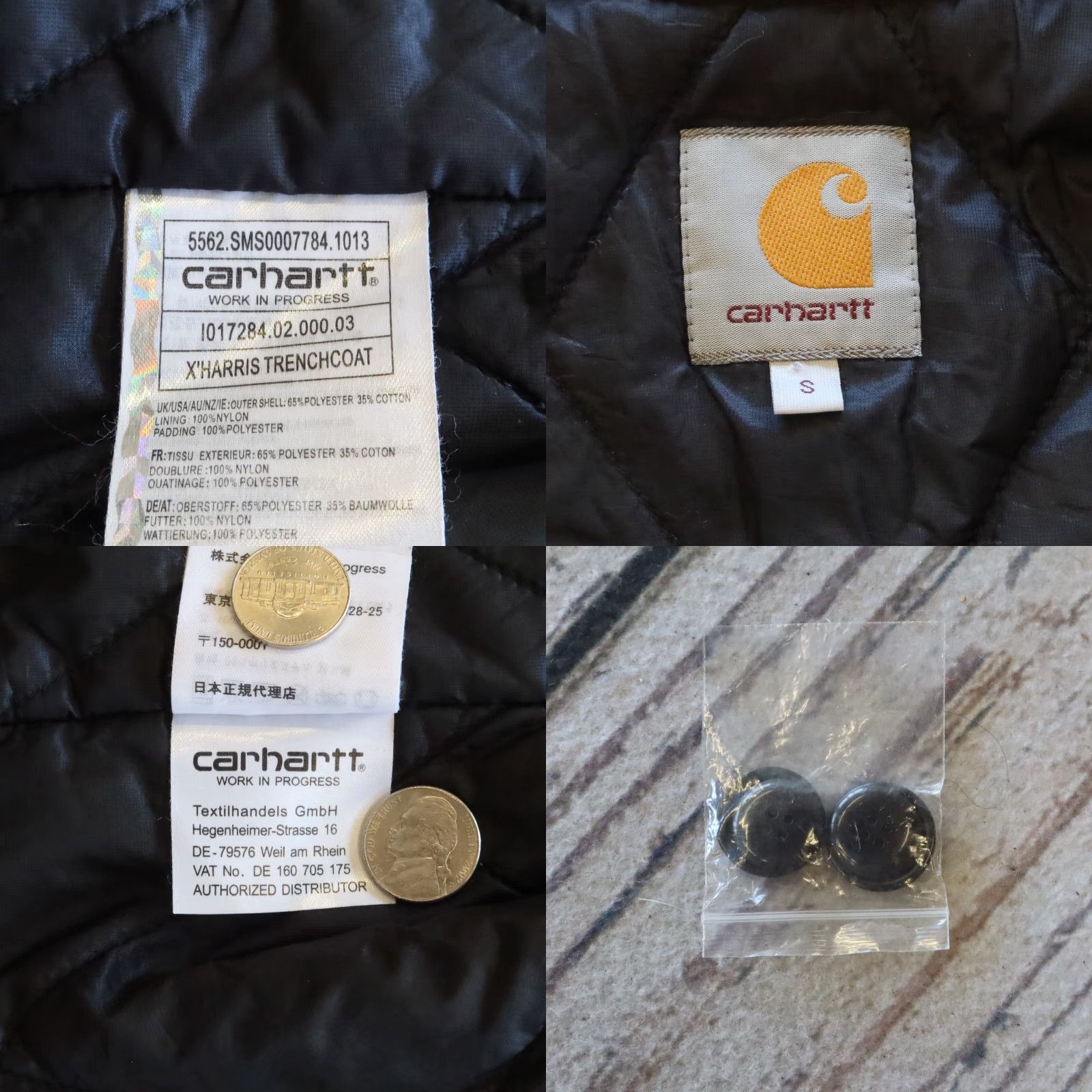 Carhartt Carhartt Work In Progress Cheeta Print Trench Coat Size S Men Jacket Green 90s Party Size US S / EU 44-46 / 1 - 9 Thumbnail