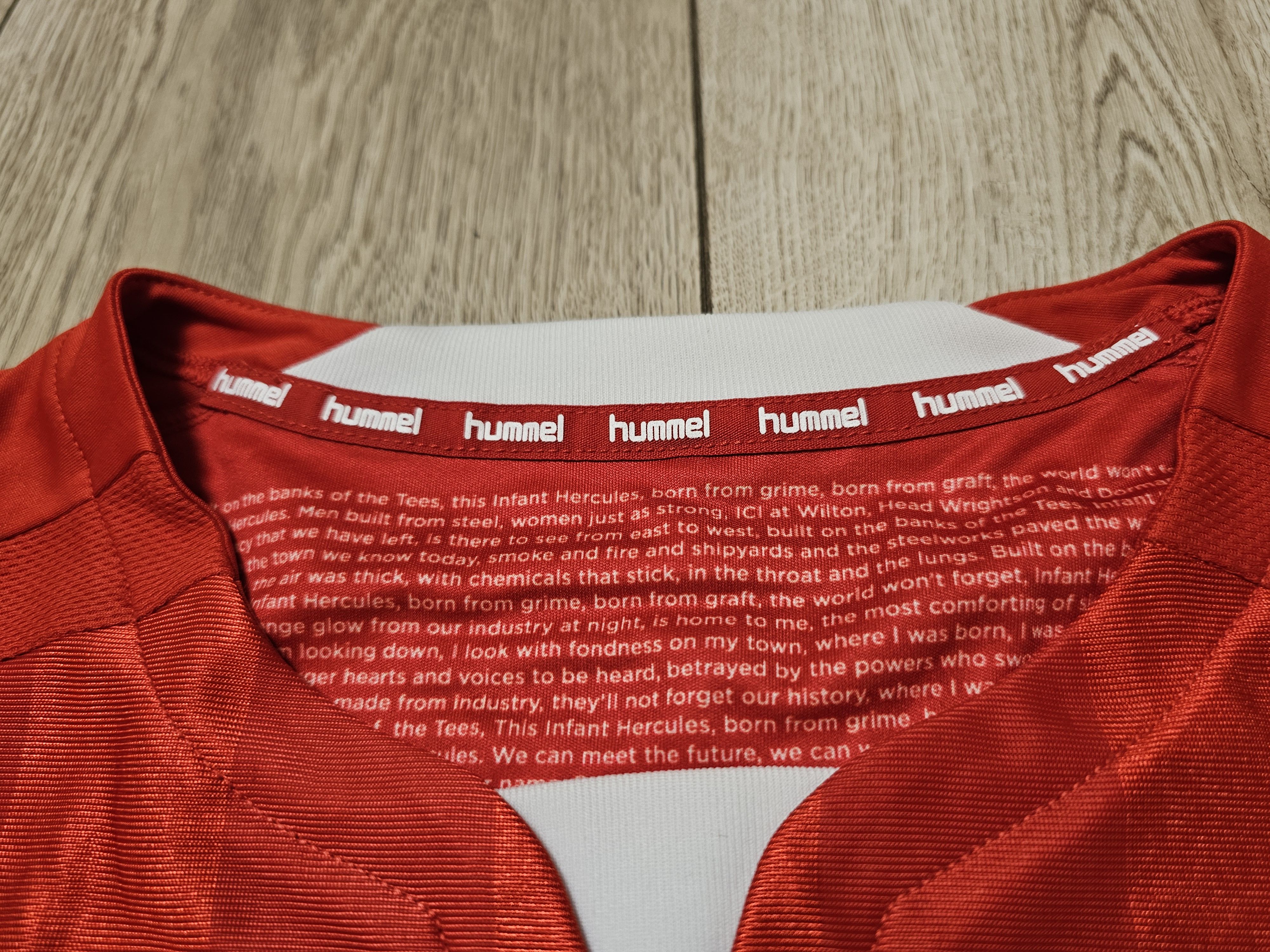 Hummel MIDDLESBROUGH 2019 2020 HOME LONG FOOTBALL SOCCER JERSEY Size US M / EU 48-50 / 2 - 7 Thumbnail