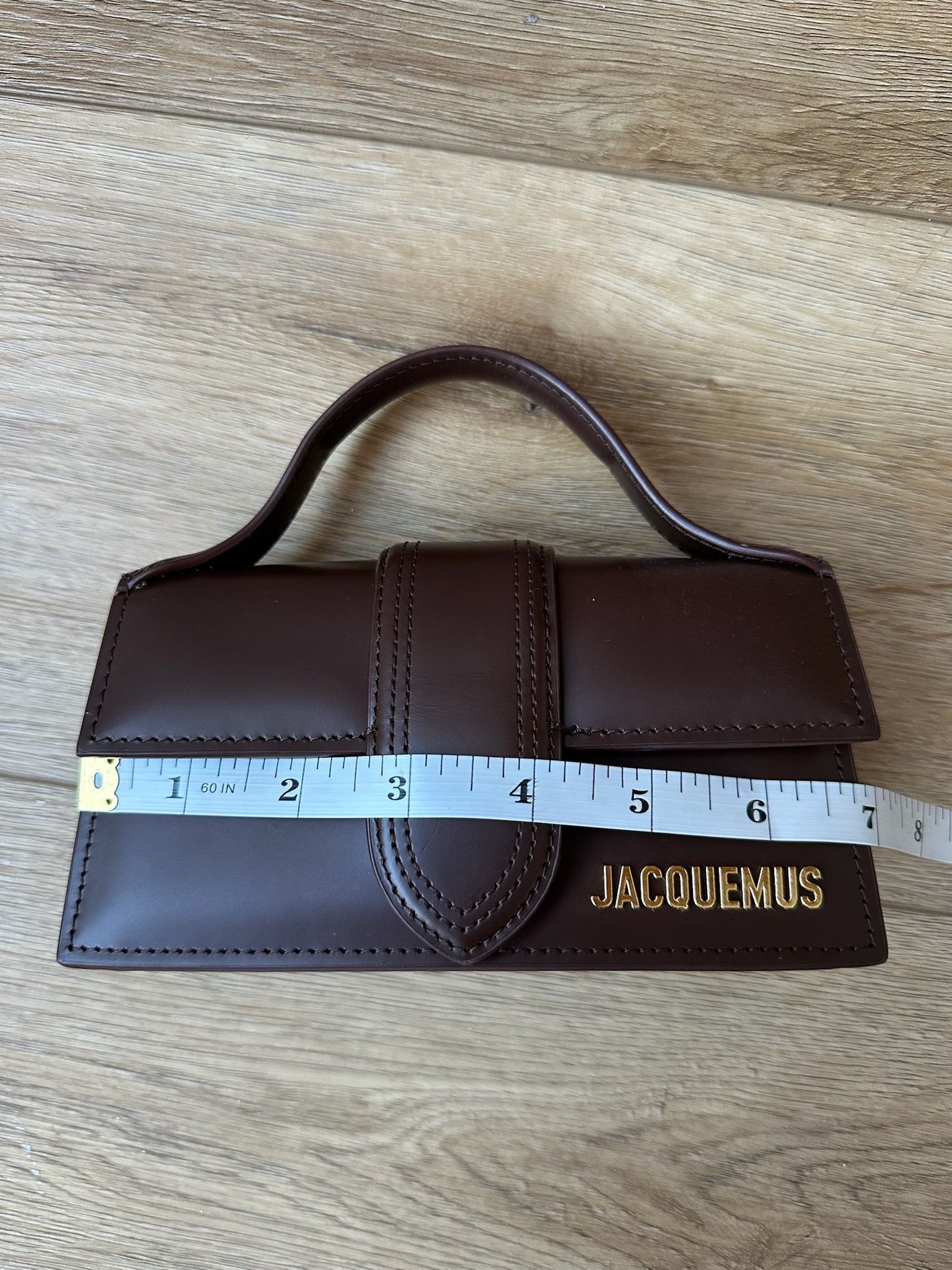 Jacquemus 🔥[SALE]🔥 Jacquemus Le Bambino Mini Flap Dark Brown Bag Size ONE SIZE - 8 Thumbnail