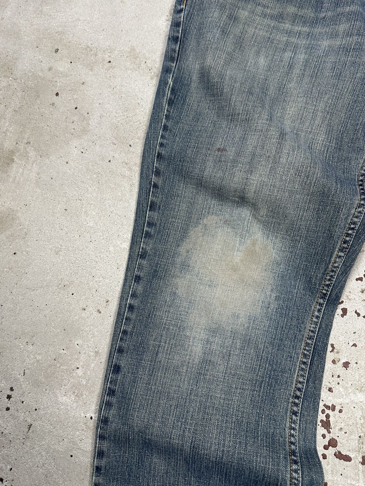 If Six Was Nine Vintage Y2K Baggy Flare Boot Cut Distressed Jeans Japanese Size US 38 / EU 54 - 6 Thumbnail