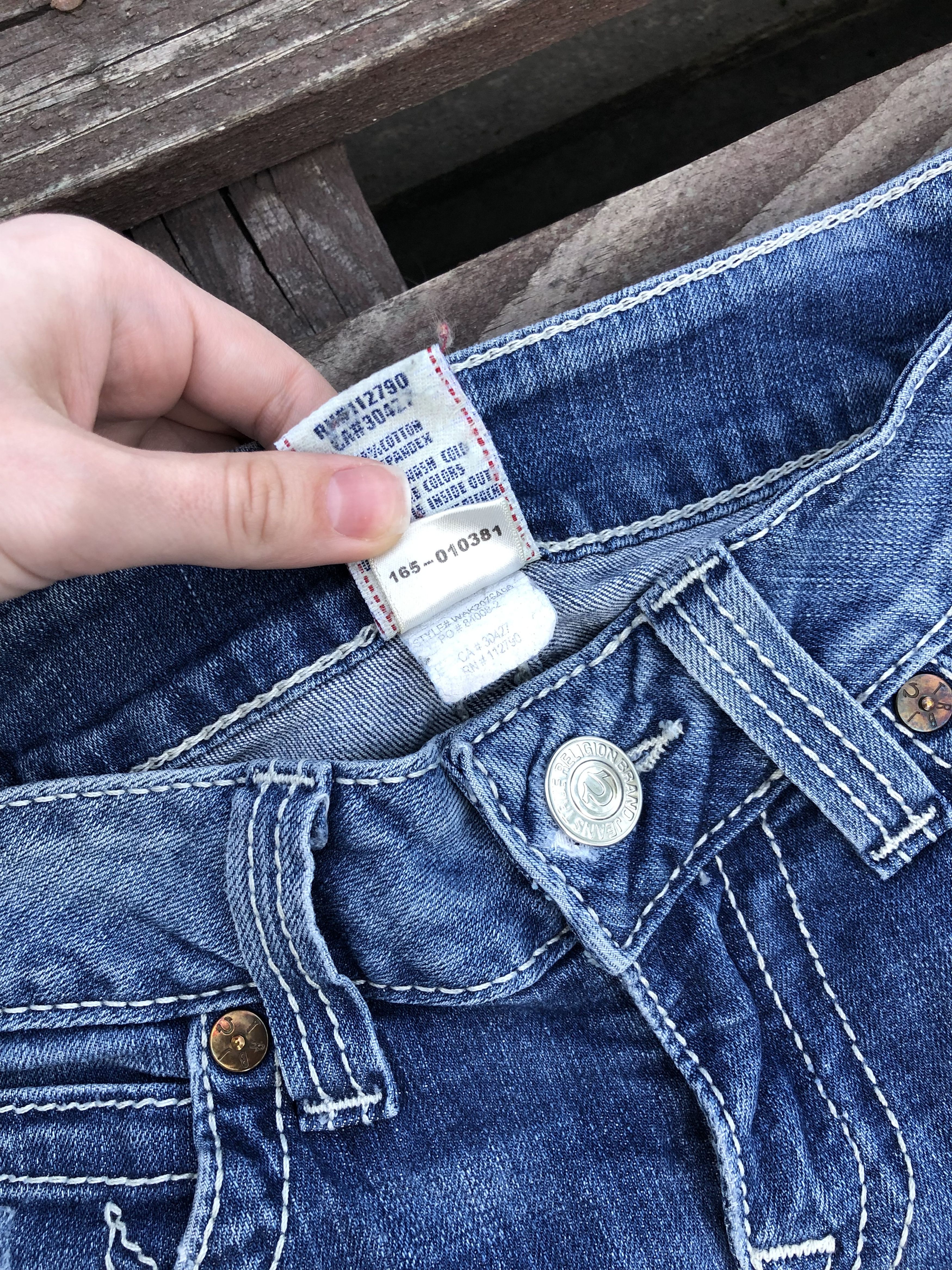 True Religion Vintage Y2K True Religion Straight Denim Jeans Size 28 Size 28" / US 6 / IT 42 - 5 Thumbnail