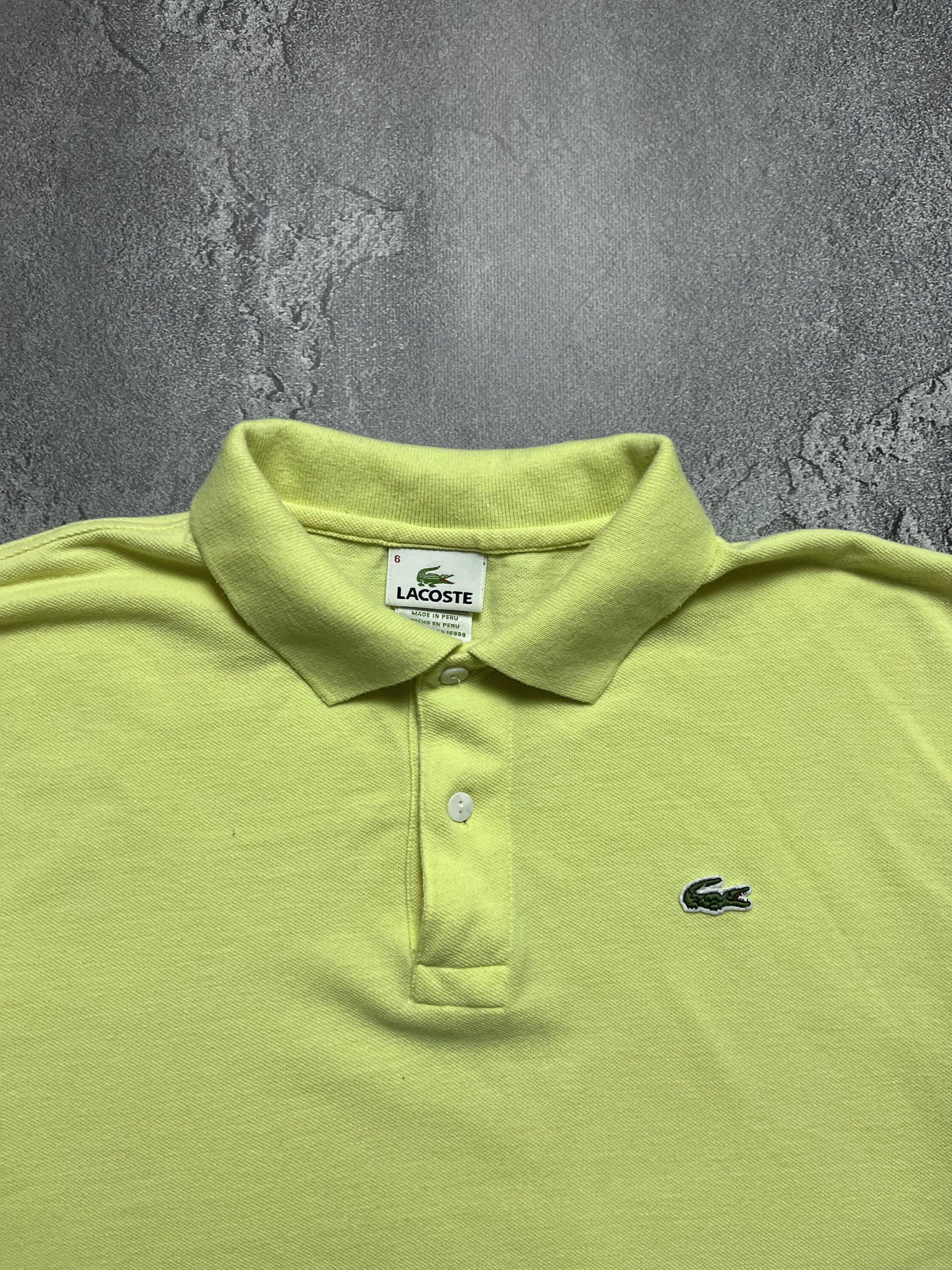 Lacoste Vintage Polos Lacoste Big Logo Old Money Mens XL Size US XL / EU 56 / 4 - 3 Thumbnail