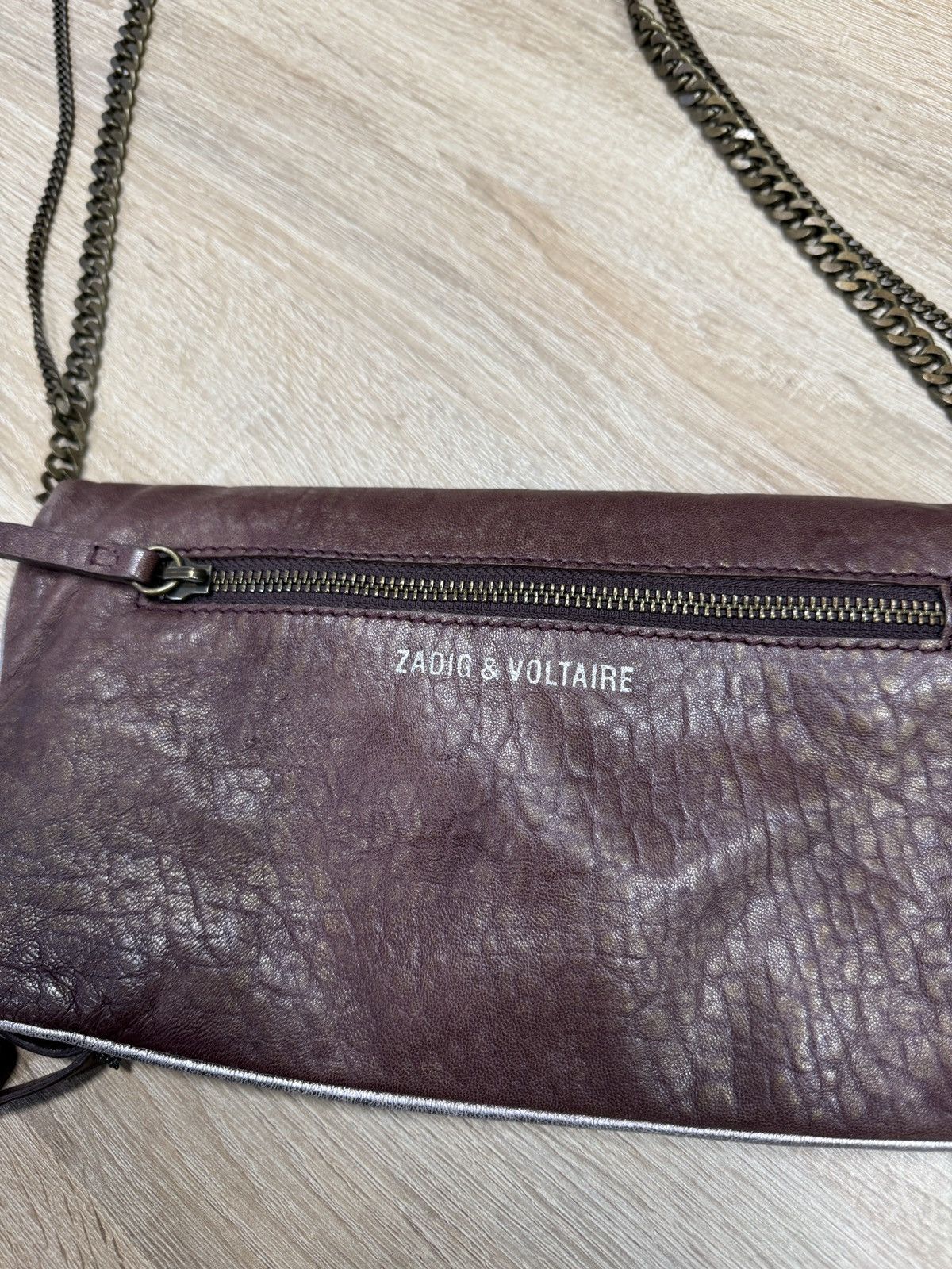 Zadig & Voltaire 🇫🇷💀 Vintage Zadig & Voltaire Rock Skull Leather Crossbody Bag Size ONE SIZE - 3 Thumbnail