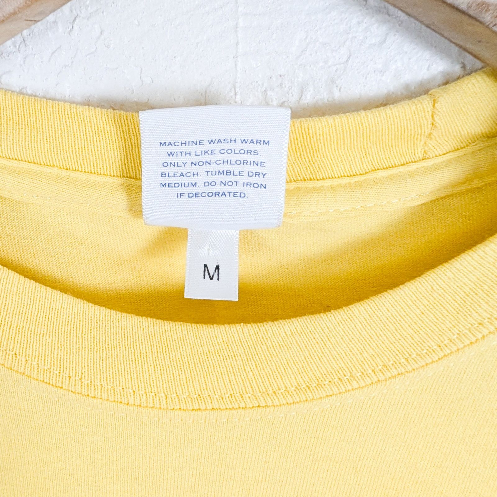 Noah NOAH T-Shirt Running Club Print In Yellow cotton Medium Size US M / EU 48-50 / 2 - 8 Thumbnail