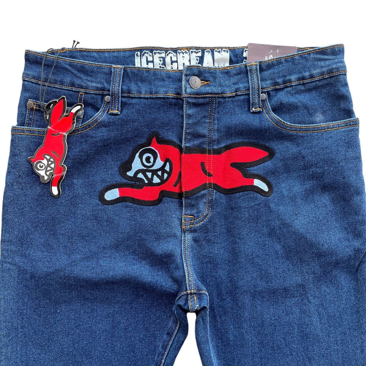 Billionaire Boys Club × Icecream BBC ICECREAM RUNNING DOG STRETCH JEANS Size US 34 / EU 50 - 2 Thumbnail
