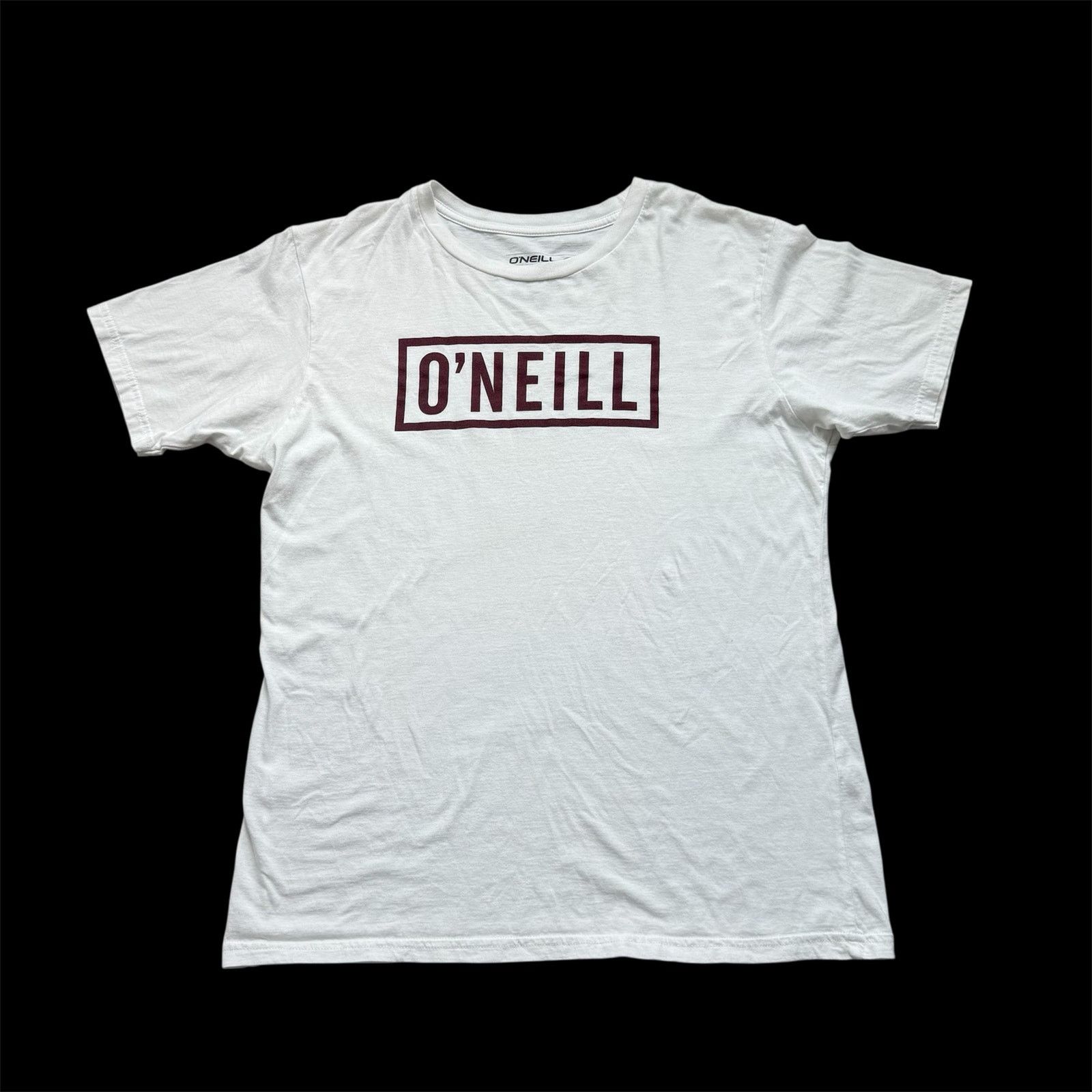 O'Neill Men's L O'Neill Premium Short Sleeve White Tee Shirt Maroon Size US L / EU 52-54 / 3 - 1 Thumbnail