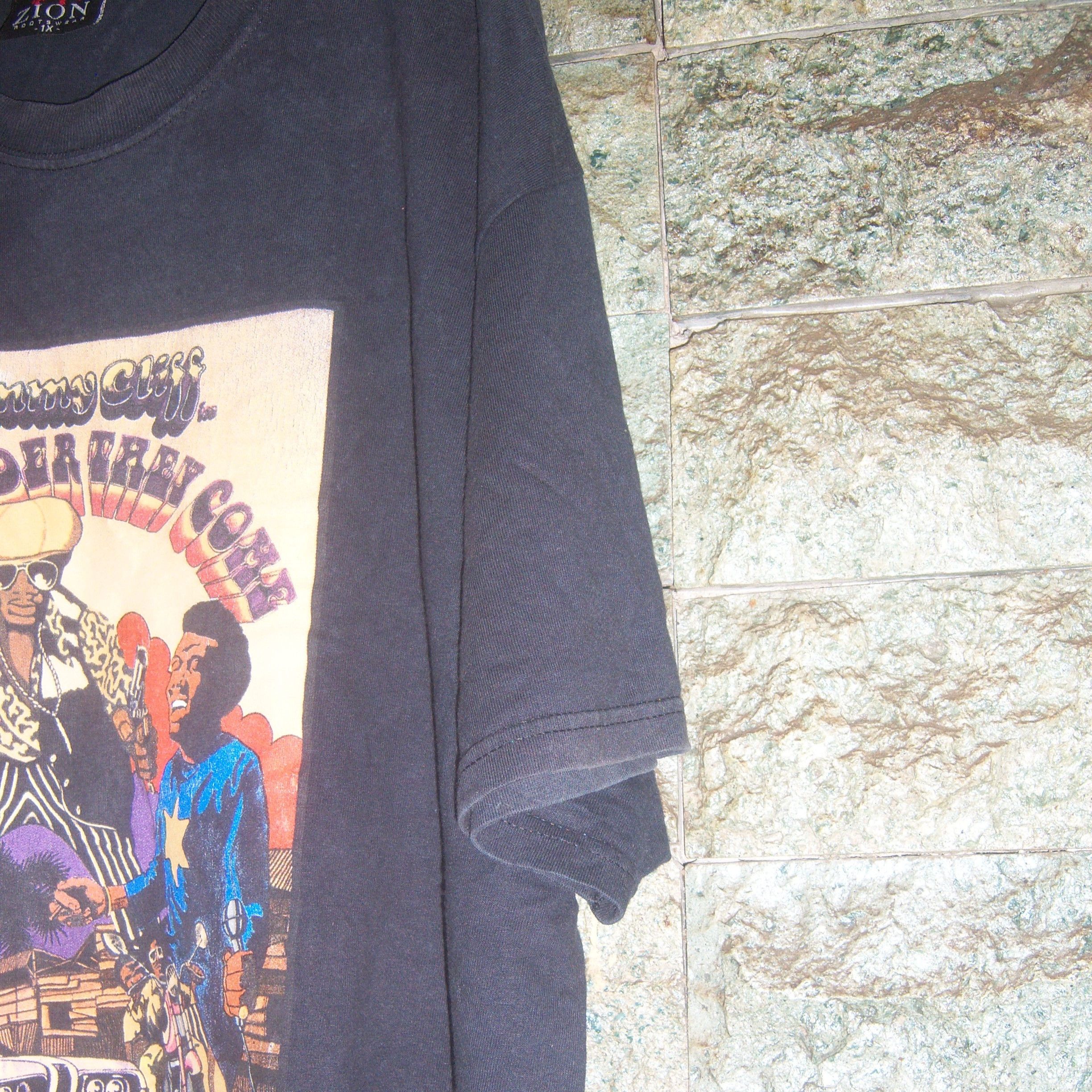 Band Tees × Vintage × Zion Rootswear 2004 Jimmy Cliff The Harder They Come Vintage Size US XL / EU 56 / 4 - 5 Thumbnail