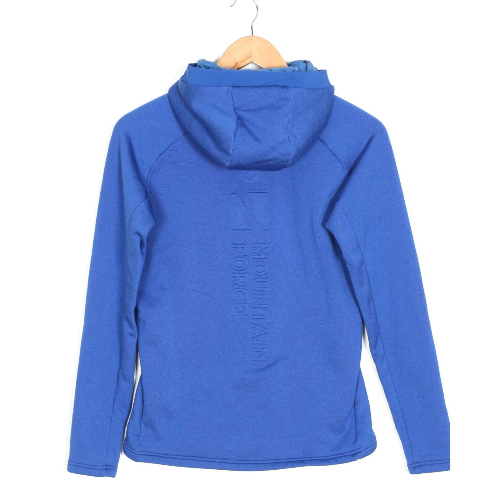 Vintage MOUNTAIN FORCE Eli Promo Hooded Jacket Women M Blue Logo Casual Travel M Size M / US 6-8 / IT 42-44 - 3 Thumbnail