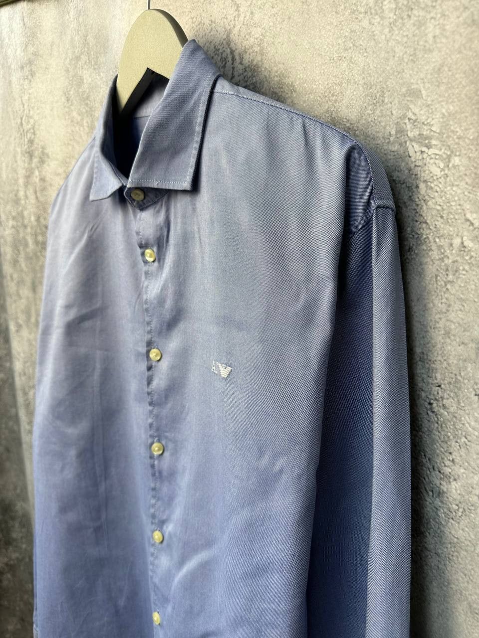 Armani Armani Jeans Vintage 90s Button Up Shirt Tessuto Logo Size US XXL / EU 58 / 5 - 6 Thumbnail