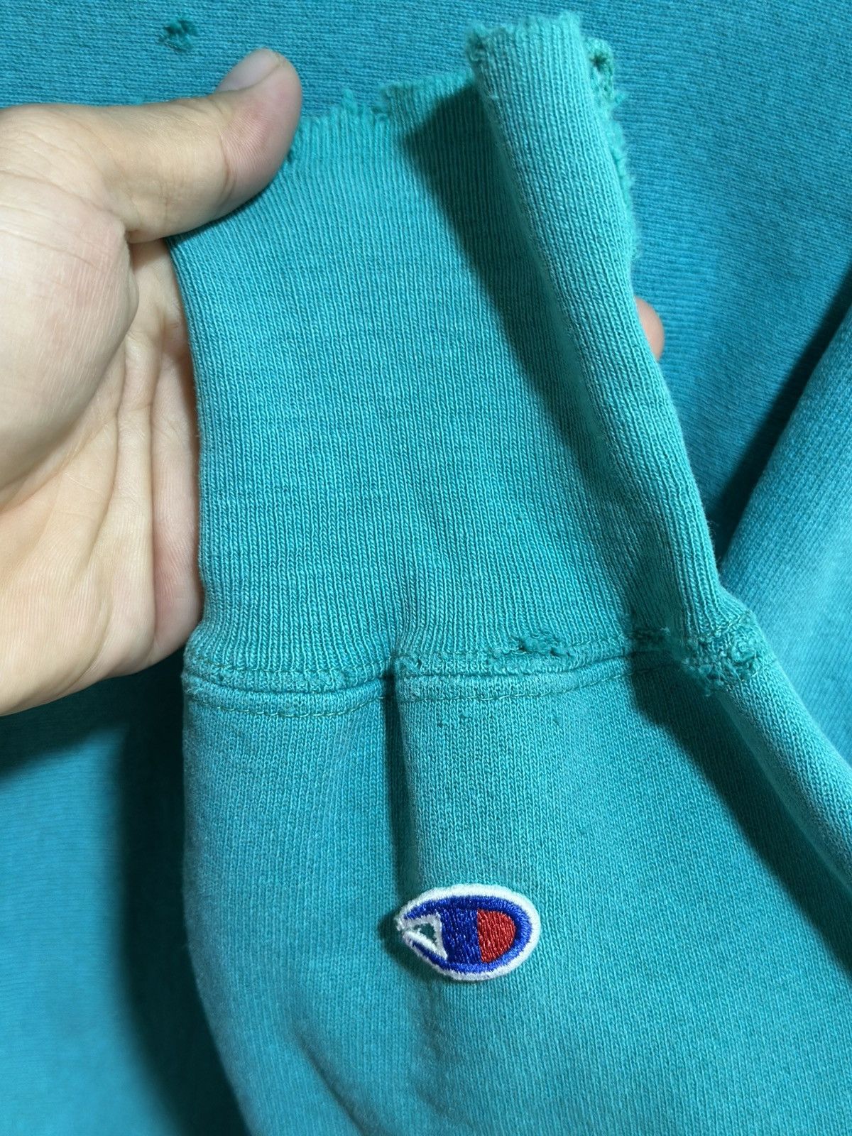 Champion Thrashed Vintage Champion Reverse weave Sweatshirt Tee Size US L / EU 52-54 / 3 - 5 Thumbnail