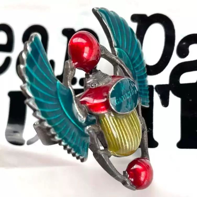 Jean Paul Gaultier Jean Paul Gaultier Scarab insect ring-2507 Size ONE SIZE - 2 Thumbnail