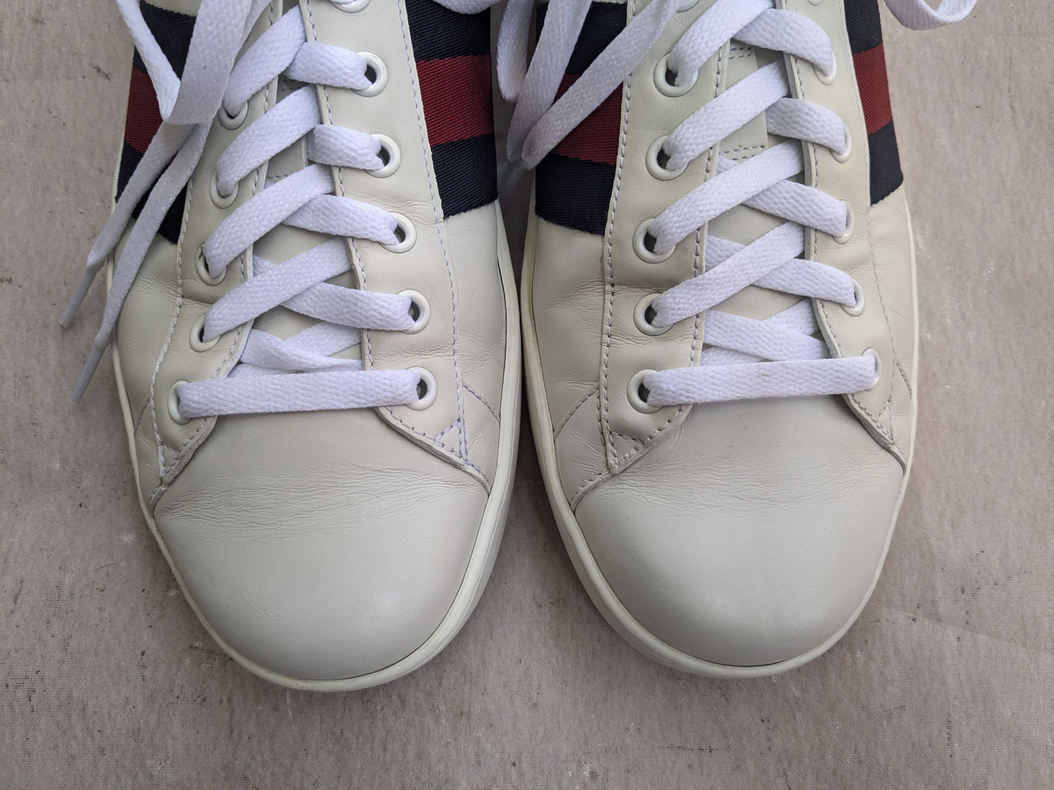 Gucci Gucci Ace Sneakers White 9.5 White Low Tops 386750 Size US 9.5 / EU 42-43 - 5 Thumbnail