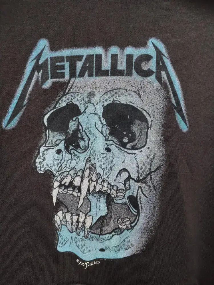 Band Tees × Metallica × Vintage VINTAGE METALLICA PUSHEAD VERY RARE Size US L / EU 52-54 / 3 - 4 Thumbnail
