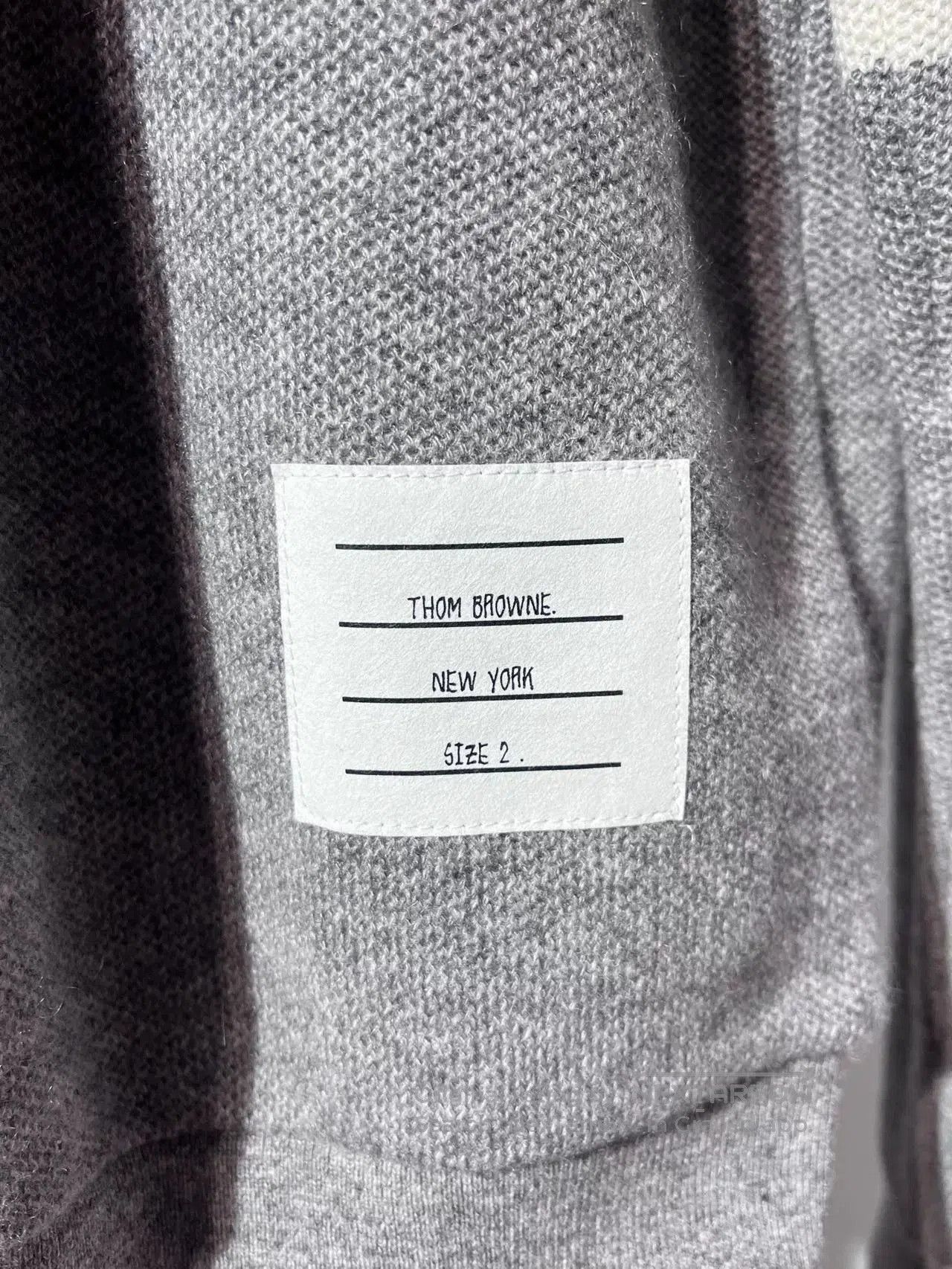 Thom Browne Thom Browne Grey Knit Sweatshirt. Size US M / EU 48-50 / 2 - 7 Thumbnail