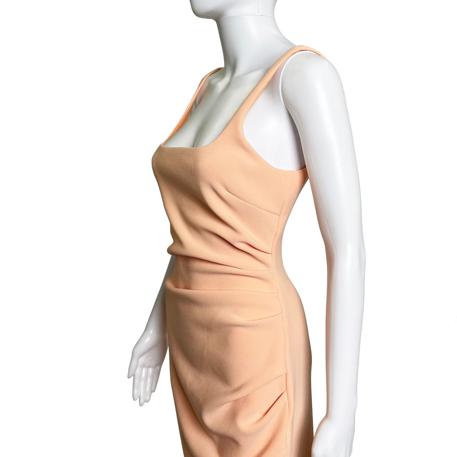 BEC + BRIDGE Peach Karina Tuck Midi Dress Size M / US 6-8 / IT 42-44 - 5 Thumbnail
