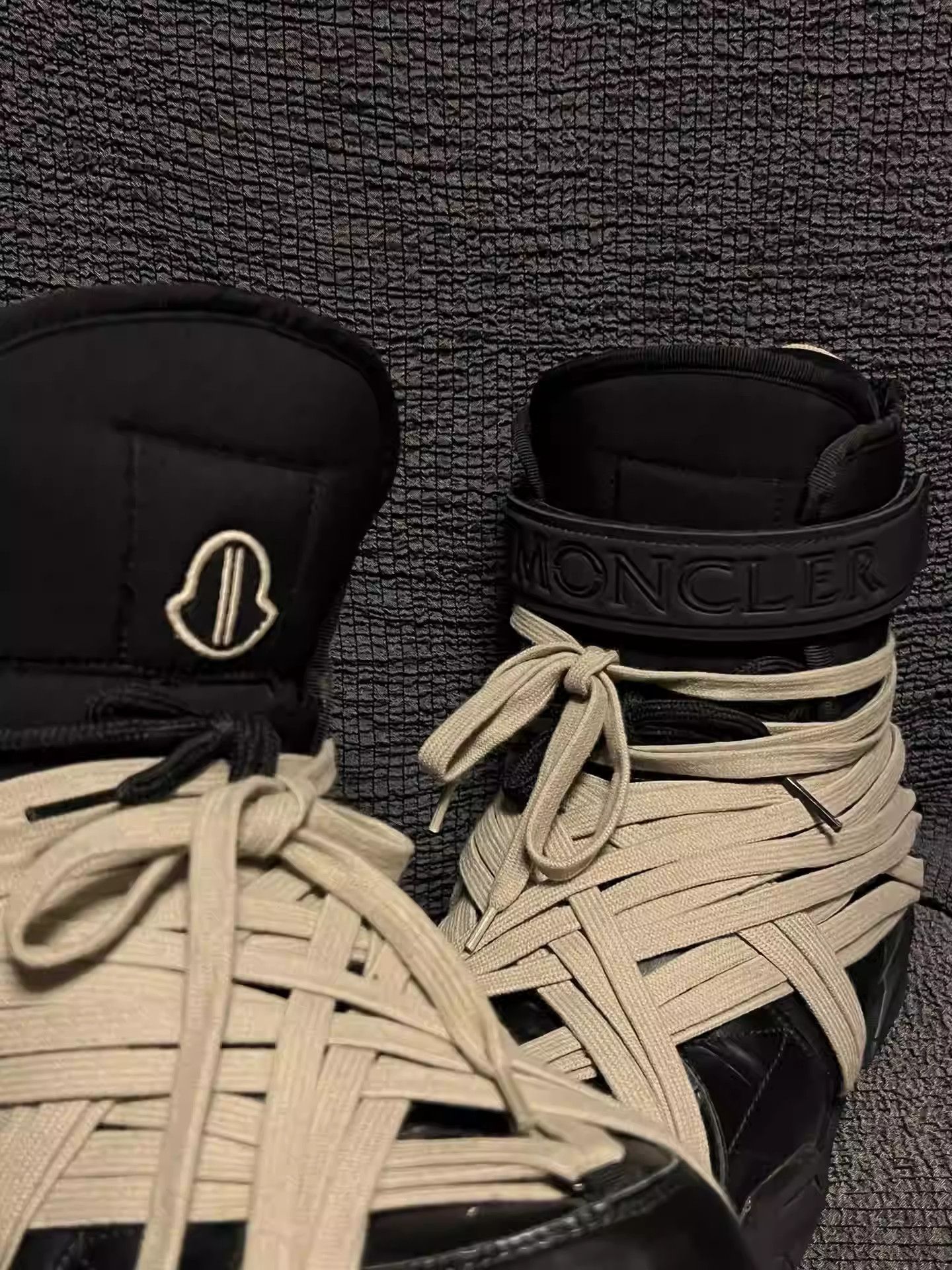 Rick Owens Rick Owens x MONCLER crazy strappy snow boots Size US 8 / EU 41 - 2 Thumbnail