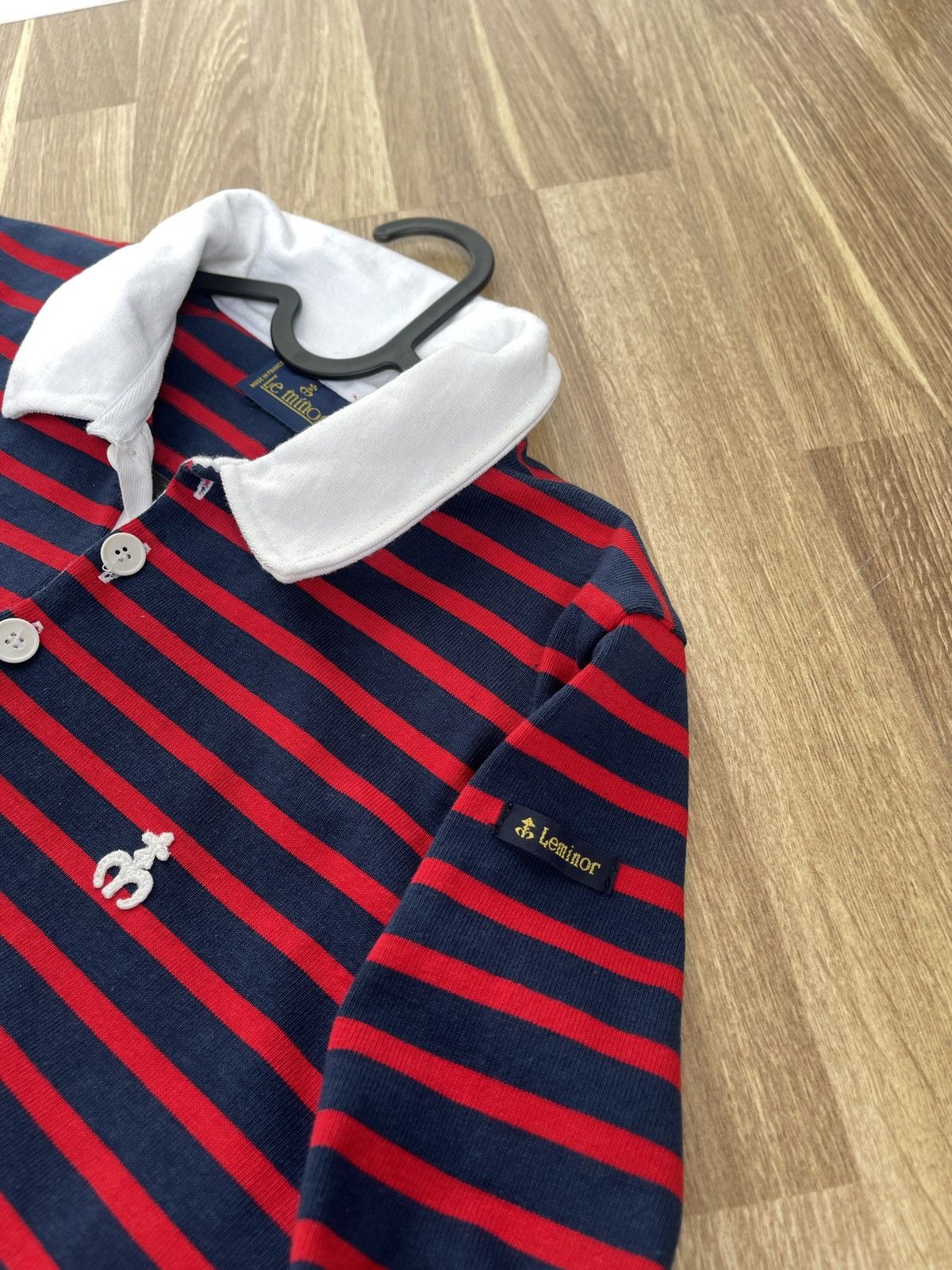 Other Le Minor Cotton Rugby Shirts Size 2/S Made in France Size US S / EU 44-46 / 1 - 6 Thumbnail