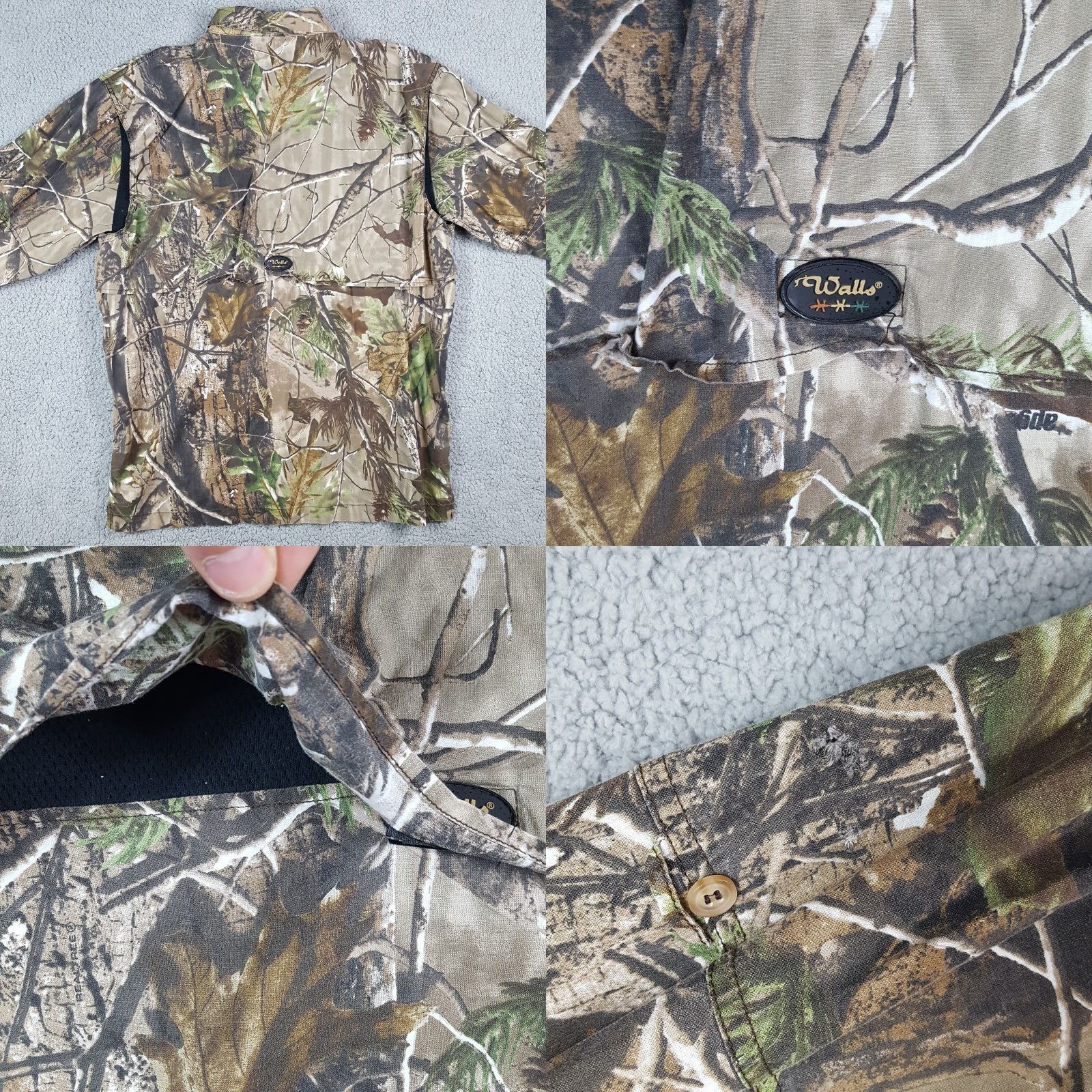 Walls Vintage Walls 90s Camo Outdoor Hunting Shirt Men Large Collared Button-Up Fall Casual Workwear Size US L / EU 52-54 / 3 - 8 Thumbnail