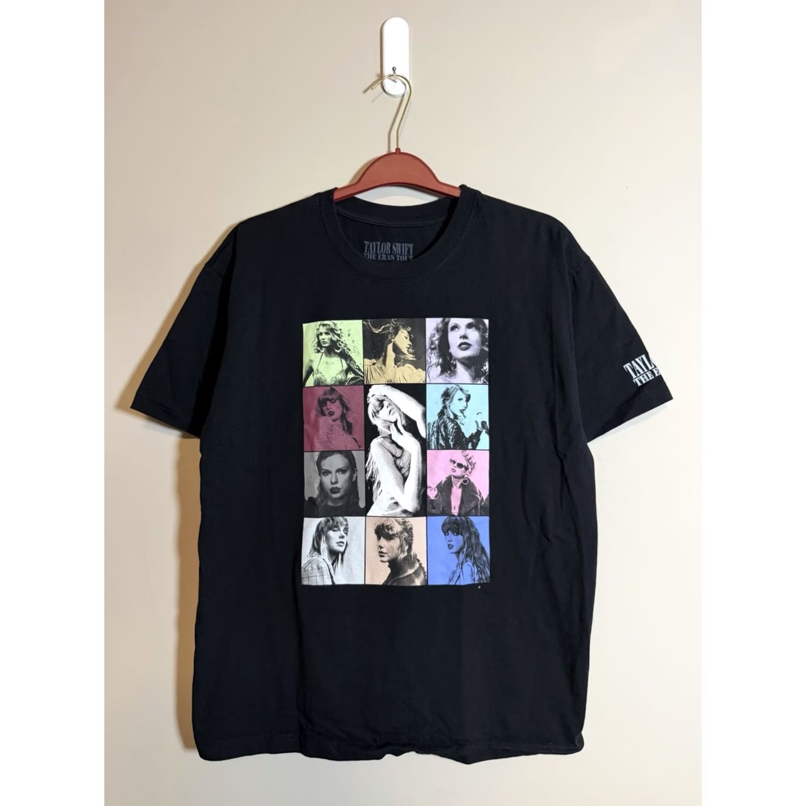 Vintage Taylor Swift The Eras Black Tour Shirt L Unisex Adults Black 23-24 Mens/Womens Size US L / EU 52-54 / 3 - 2 Thumbnail