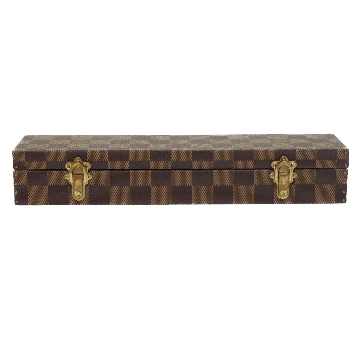 Louis Vuitton LOUIS VUITTON Damier Ebene Watch Case Trunk Size ONE SIZE - 13 Thumbnail