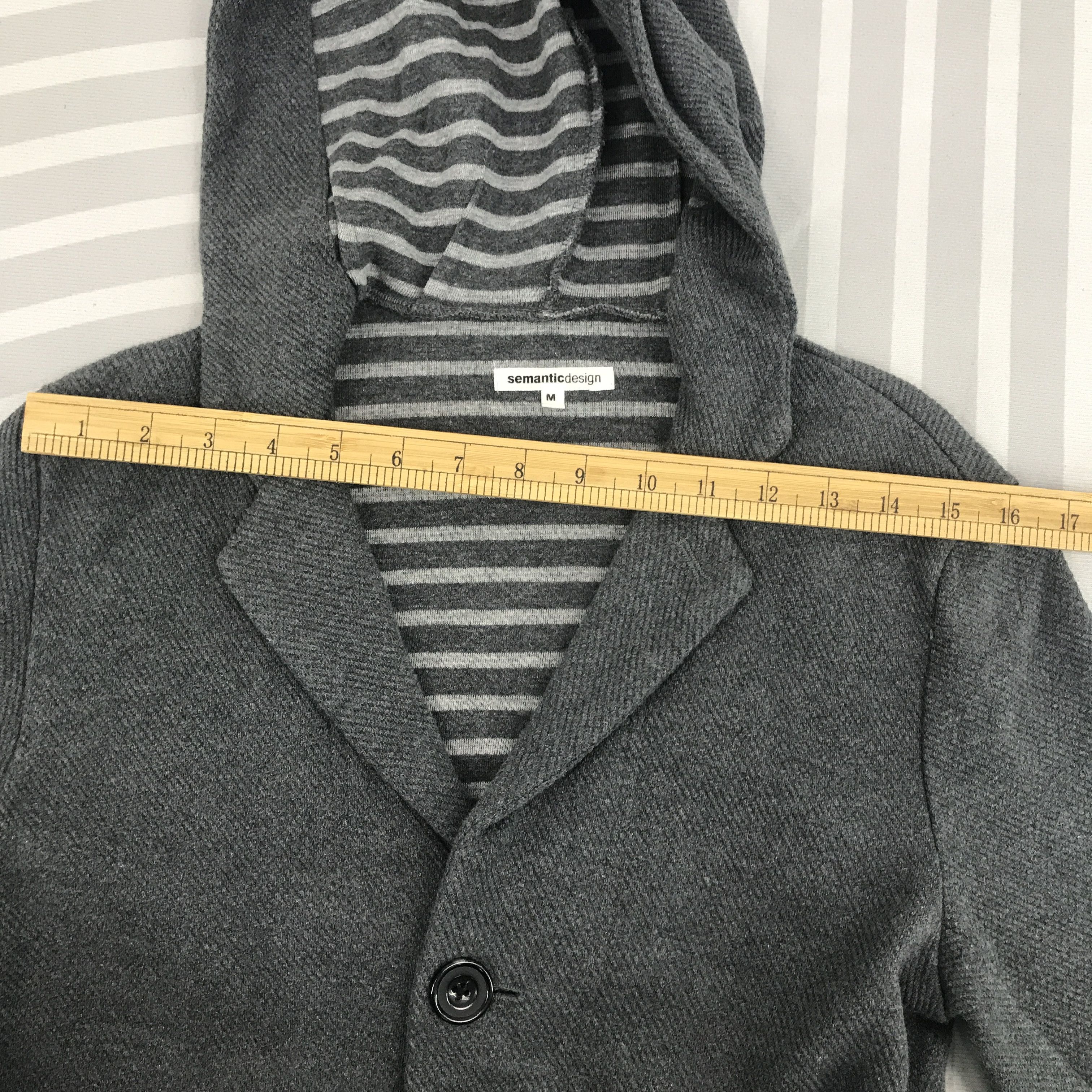 Vintage × semanticdesign Vintage Semantic Design Blazer hoodie Design jacket Size US M / EU 48-50 / 2 - 6 Thumbnail