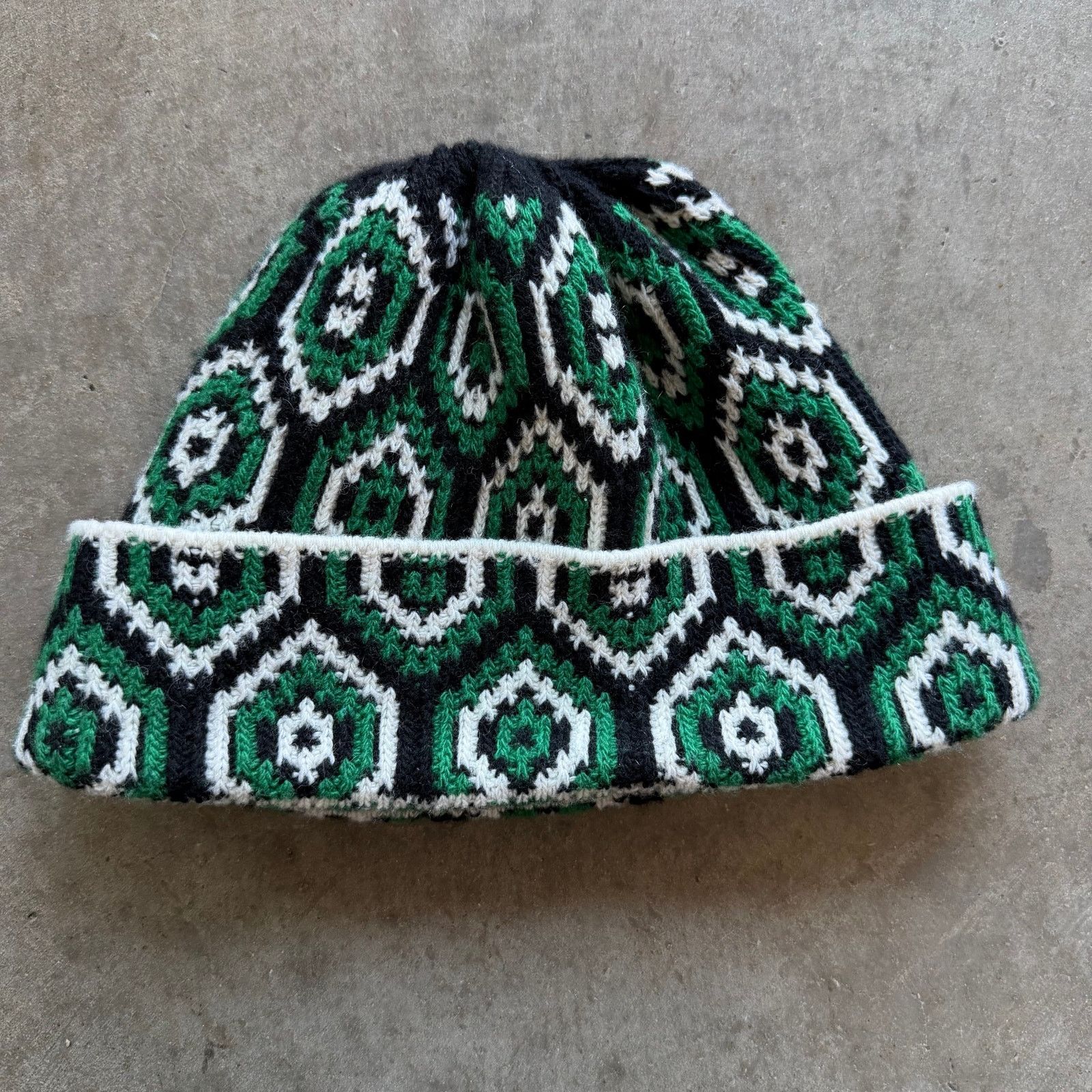 Prada Prada Wool Knit Beanie Green Size ONE SIZE - 4 Thumbnail