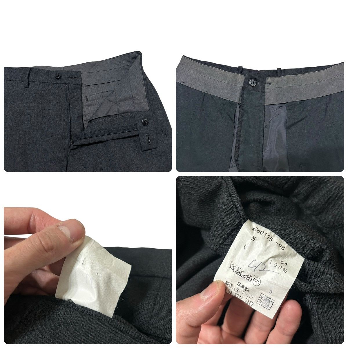 Yohji Yamamoto 749 90s Yohji Yamamoto D'URBAN A.A.R vintage suit set up men Size 38R - 14 Thumbnail
