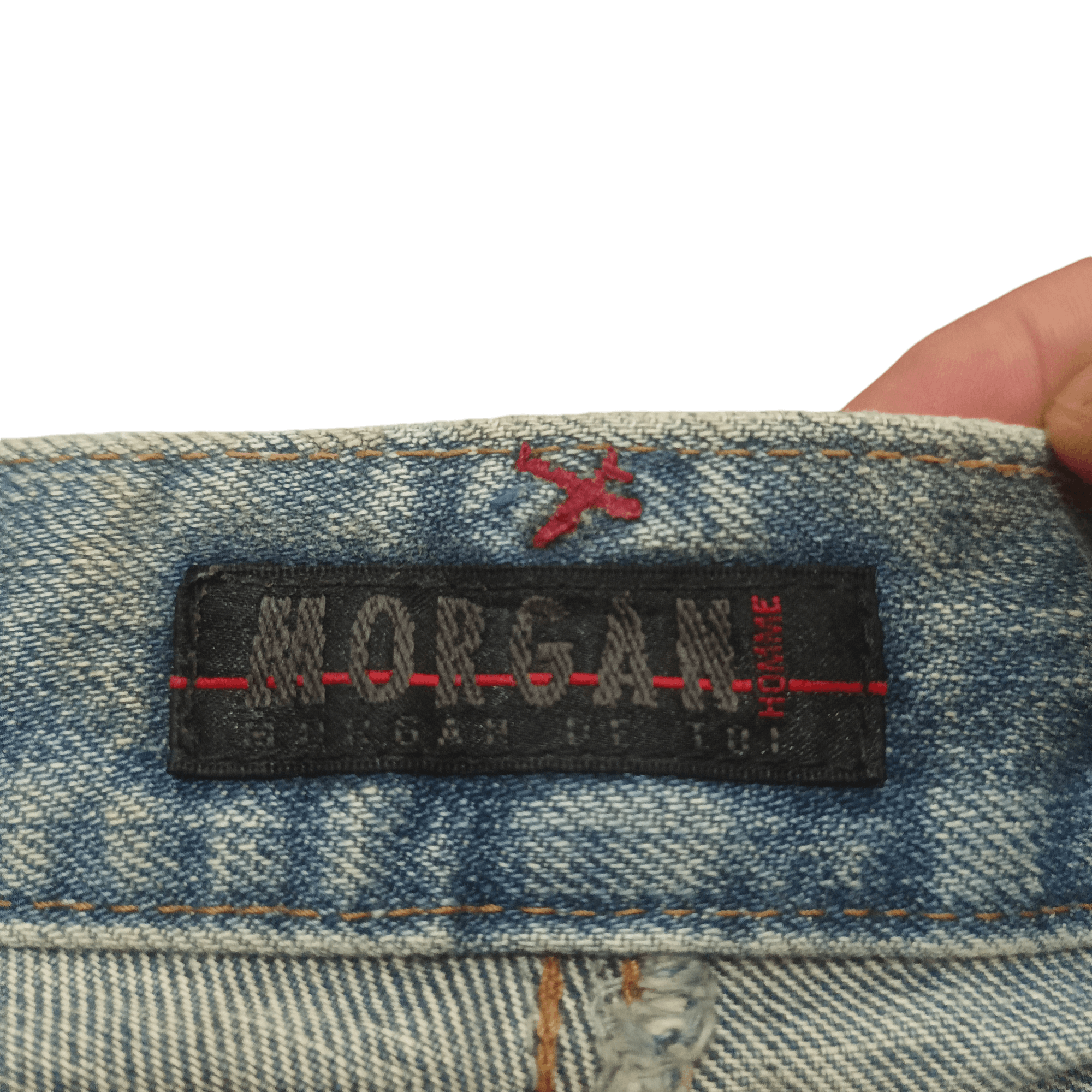 Morgan Homme Japanese Morgan homme distressed jeans Size US 29 - 7 Thumbnail