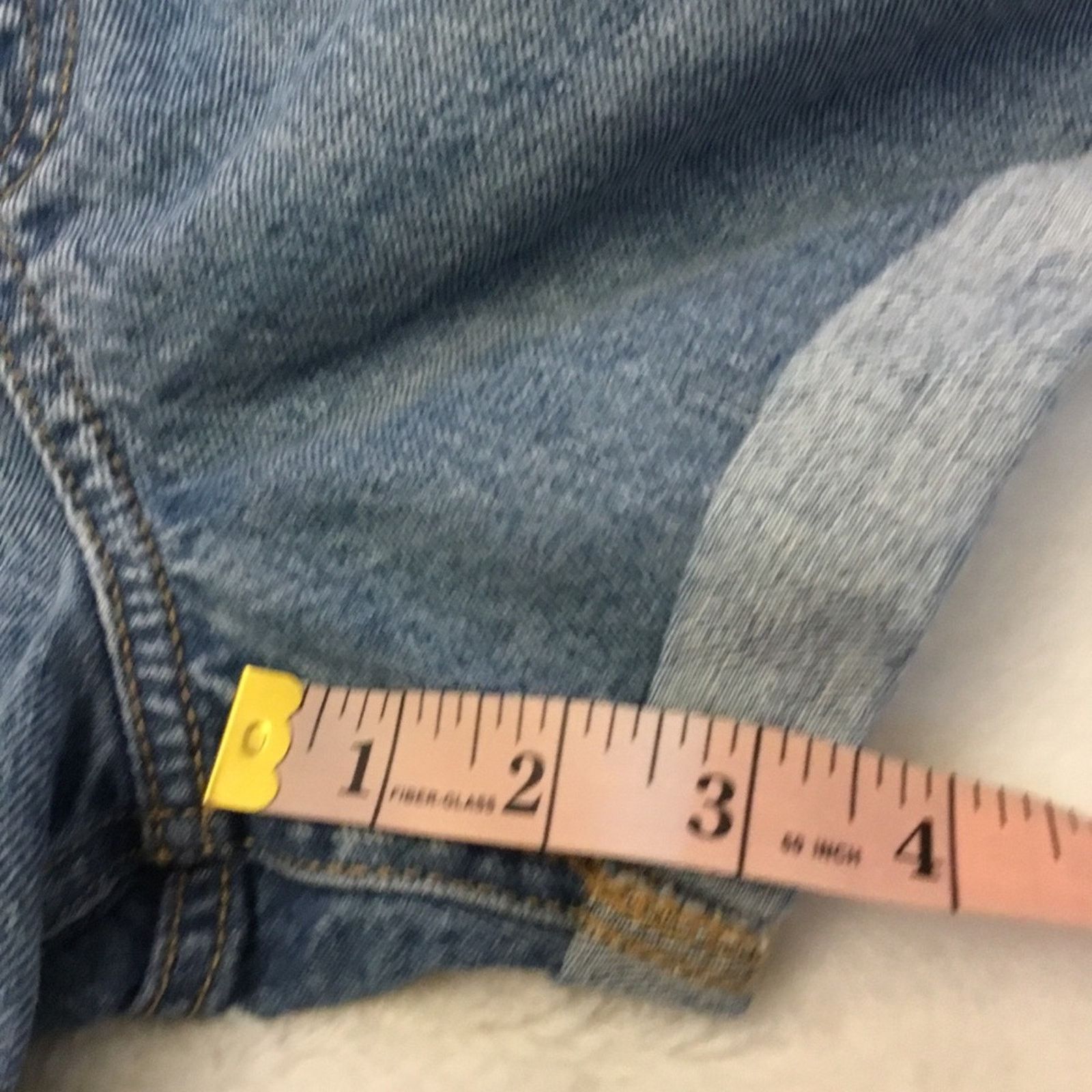 Old Navy Old Navy Blue Distressed Denim Overalls Rompers Size 32" / US 10 / IT 46 - 13 Thumbnail