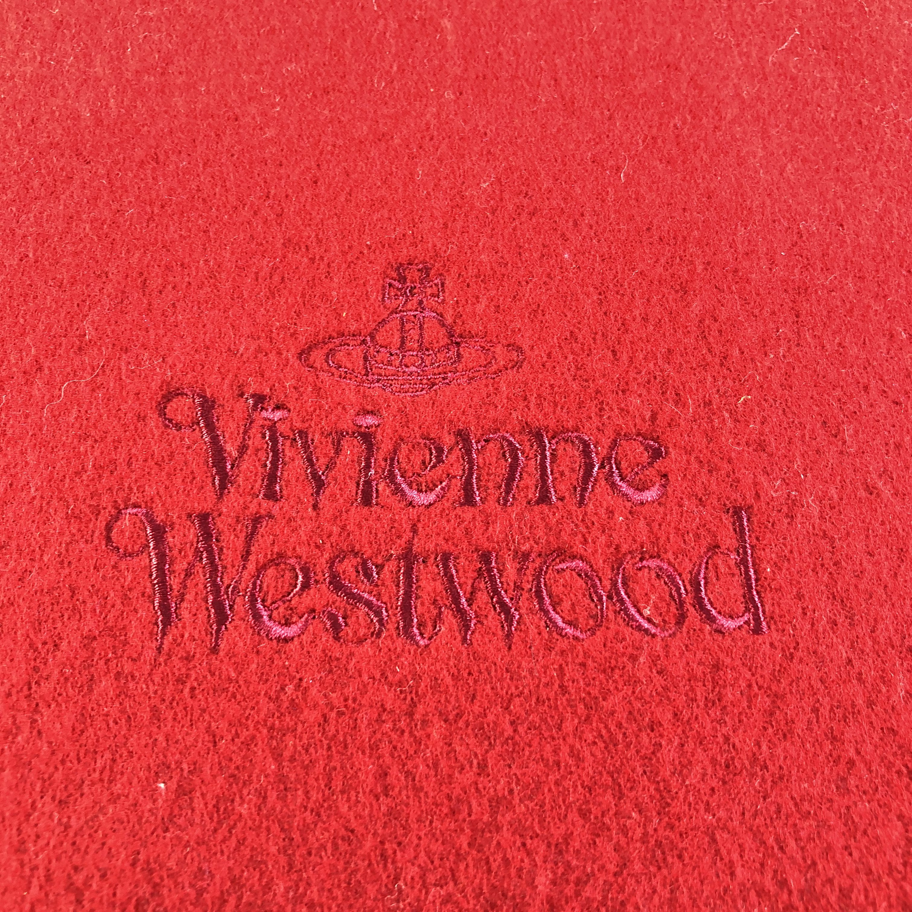 Vivienne Westwood Vivienne Westwood Wool Scarf Muffler V2677 Size ONE SIZE - 4 Thumbnail