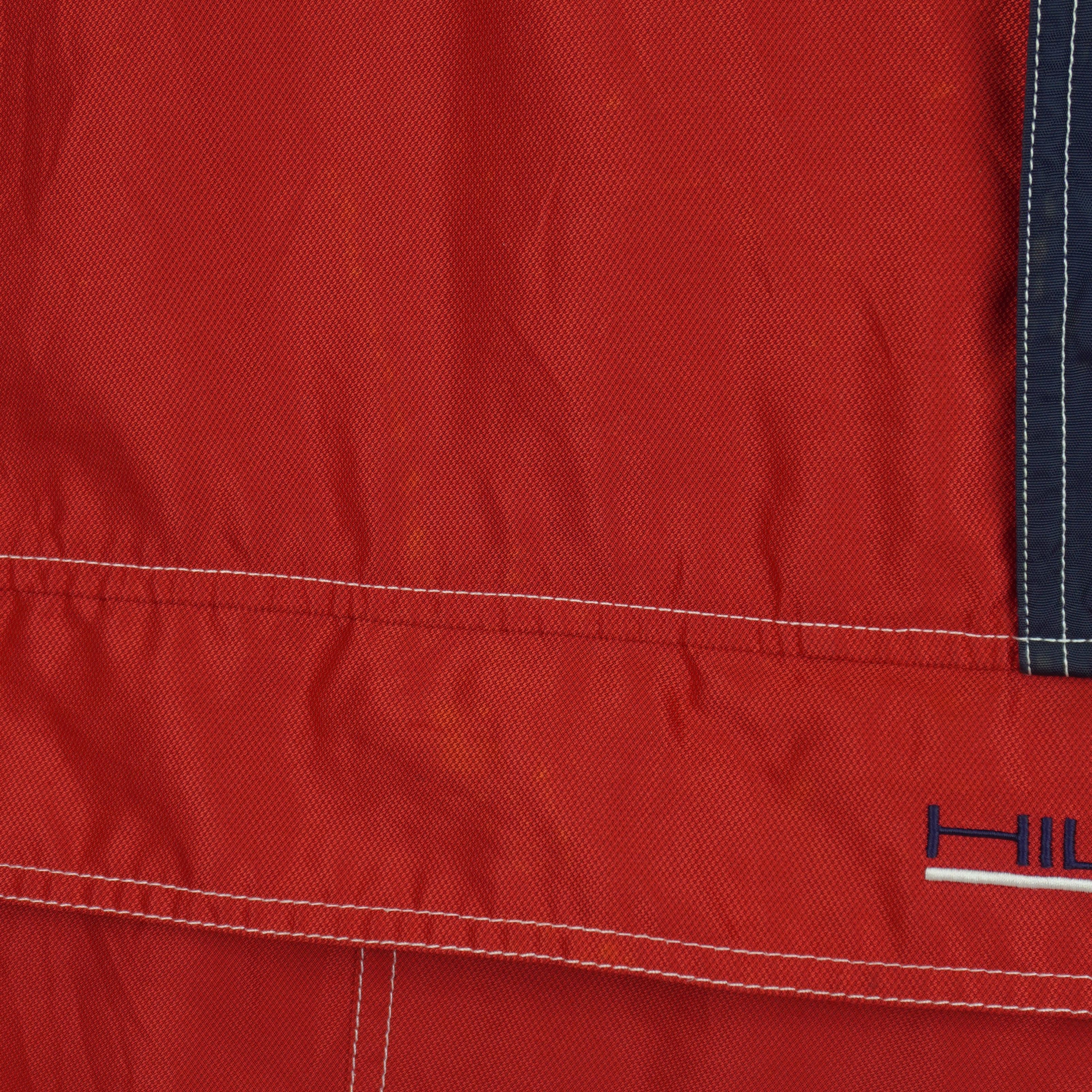 Tommy Hilfiger Athletics 1/4 Zip-Up Hooded Windbreaker 1990s Size US L / EU 52-54 / 3 - 7 Thumbnail