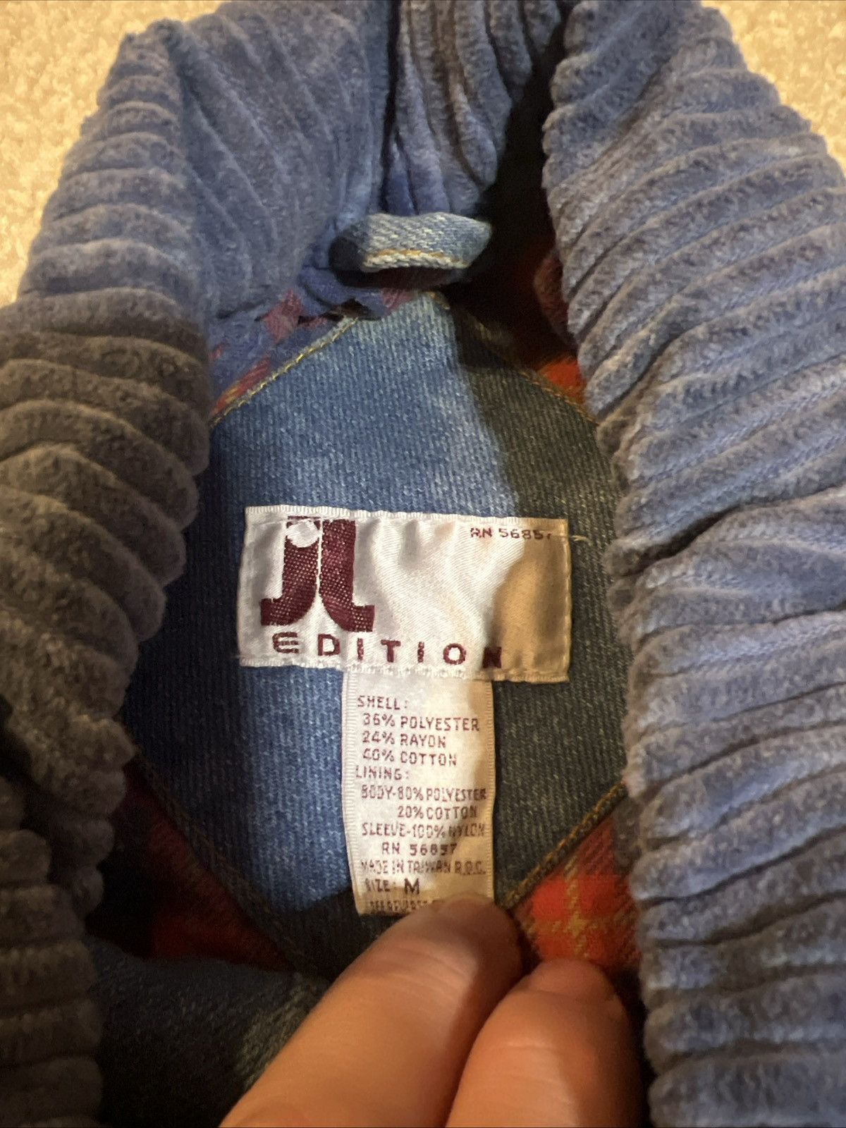 Vintage Vintage Oversized Heavy Denim Jacket Shacket Chore Coat Size M / US 6-8 / IT 42-44 - 9 Thumbnail