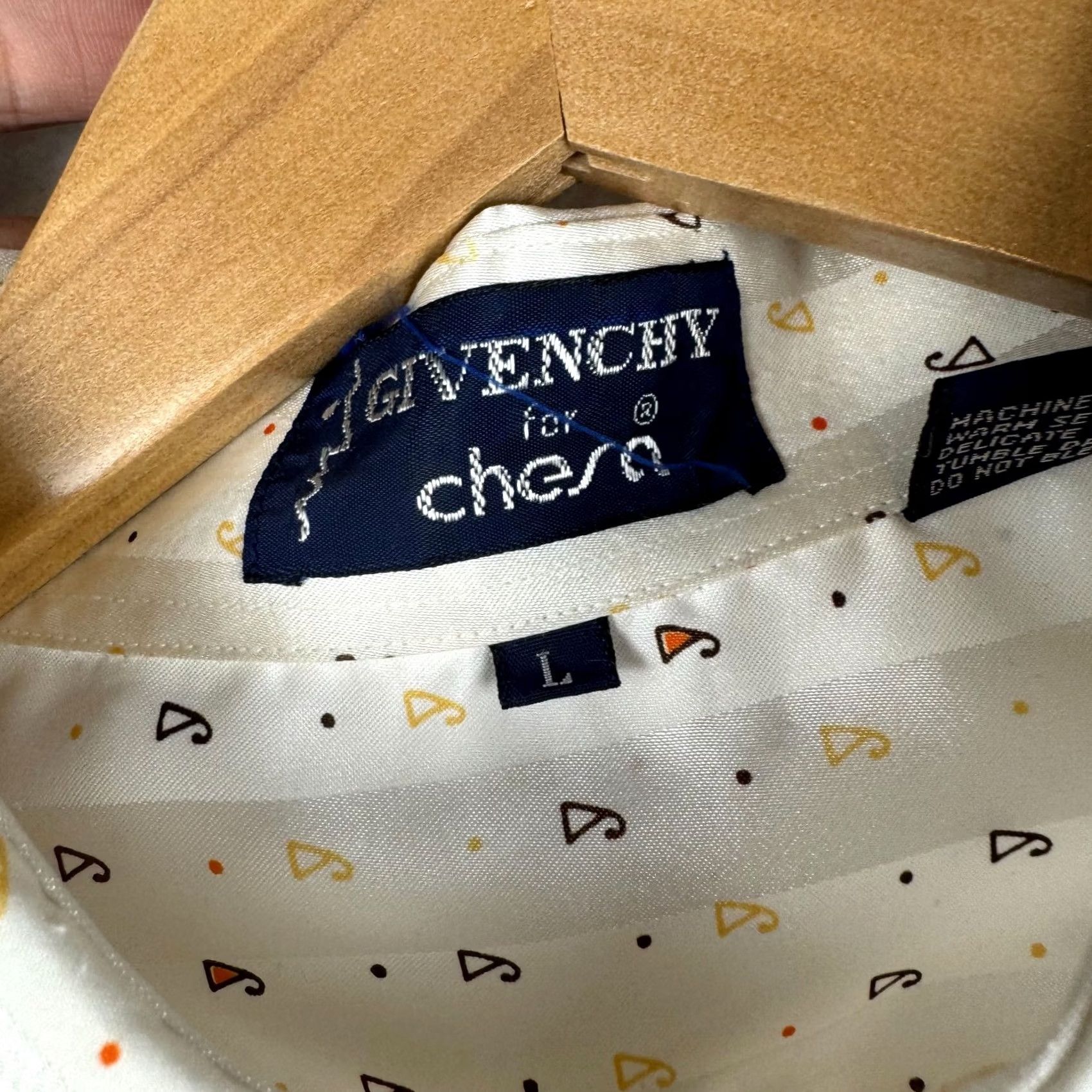 Vintage VINTAGE Givency for Chesa Long Sleeve Shirt Mens L Satin Disco 70s AOP Vintage Size US L / EU 52-54 / 3 - 4 Thumbnail
