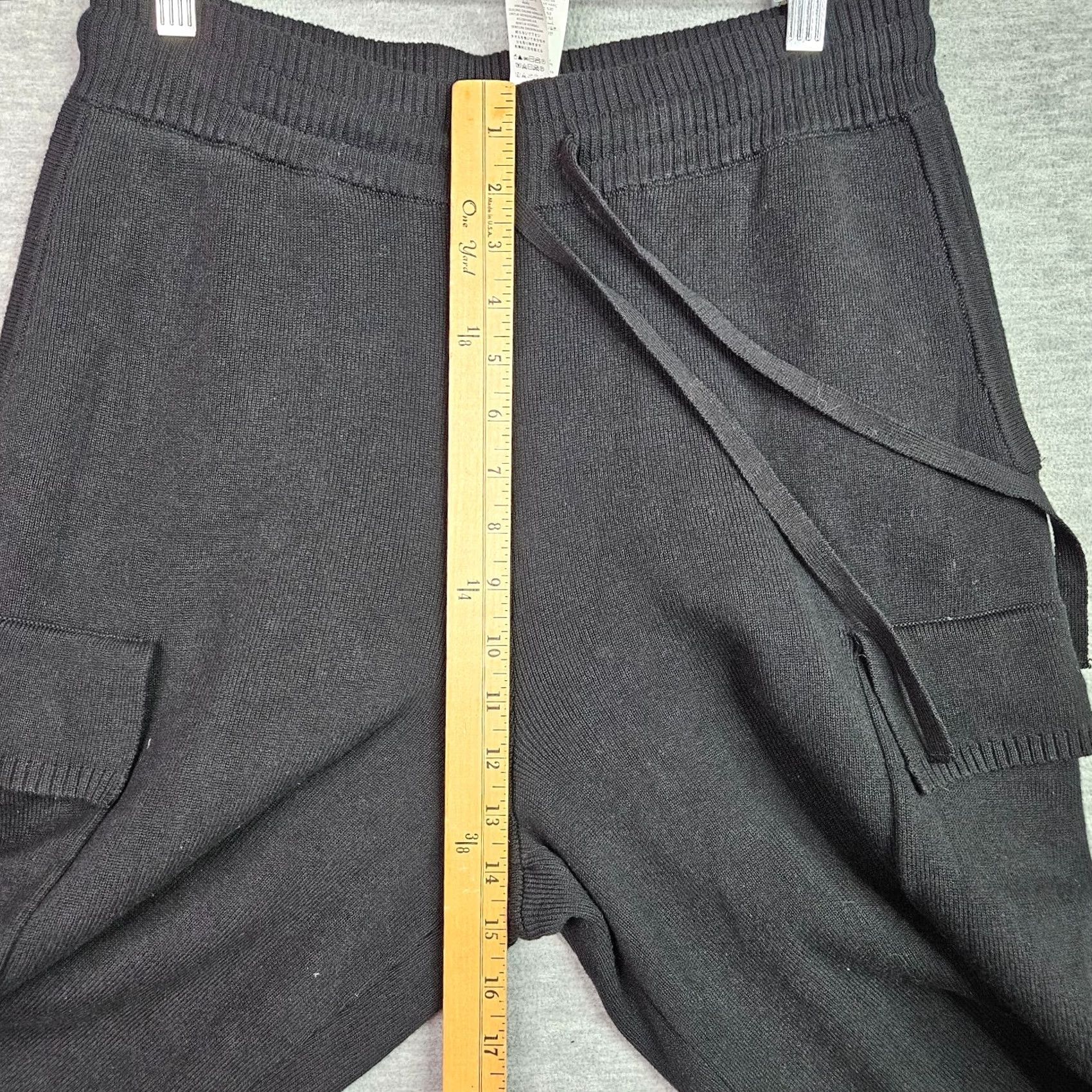 Alo Alo Yoga Pants Women Large Black Straight Leg Stretch Athleisure Lounge Size 36" / US 14 / IT 50 - 7 Thumbnail