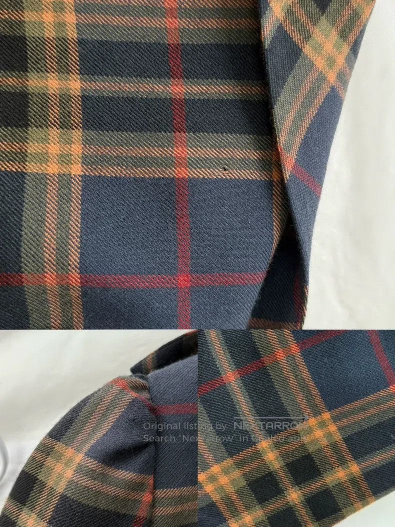 Vivienne Westwood Vivienne Westwood Yellow and blue plaid wool blazer Size M / US 6-8 / IT 42-44 - 4 Thumbnail