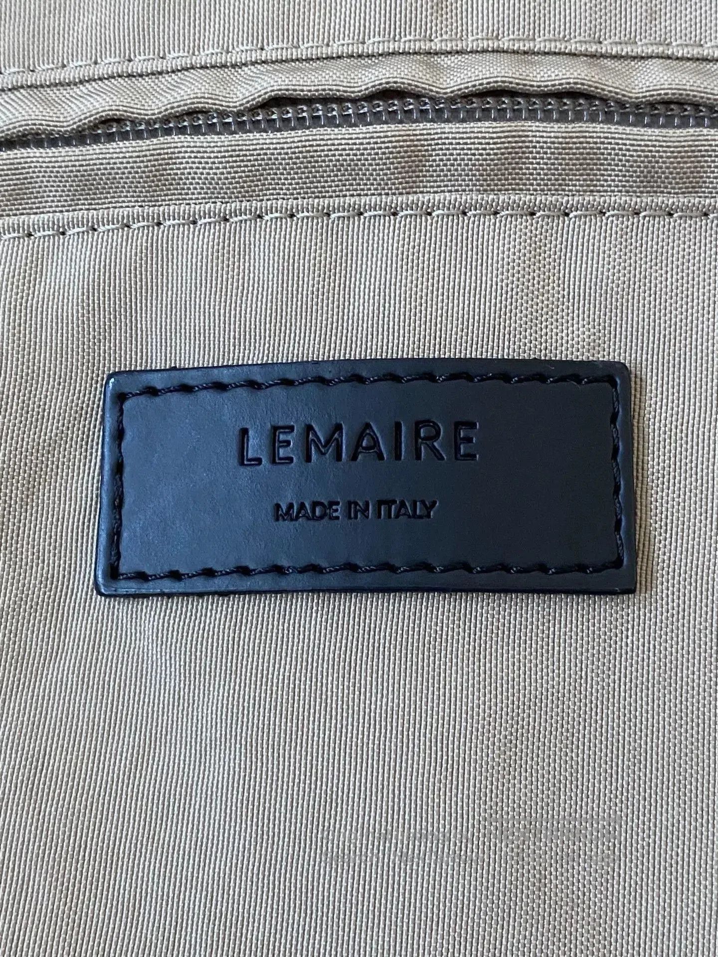 Lemaire Lemaire Soft Game Khaki Crossbody Canvas Bag. Size ONE SIZE - 8 Thumbnail