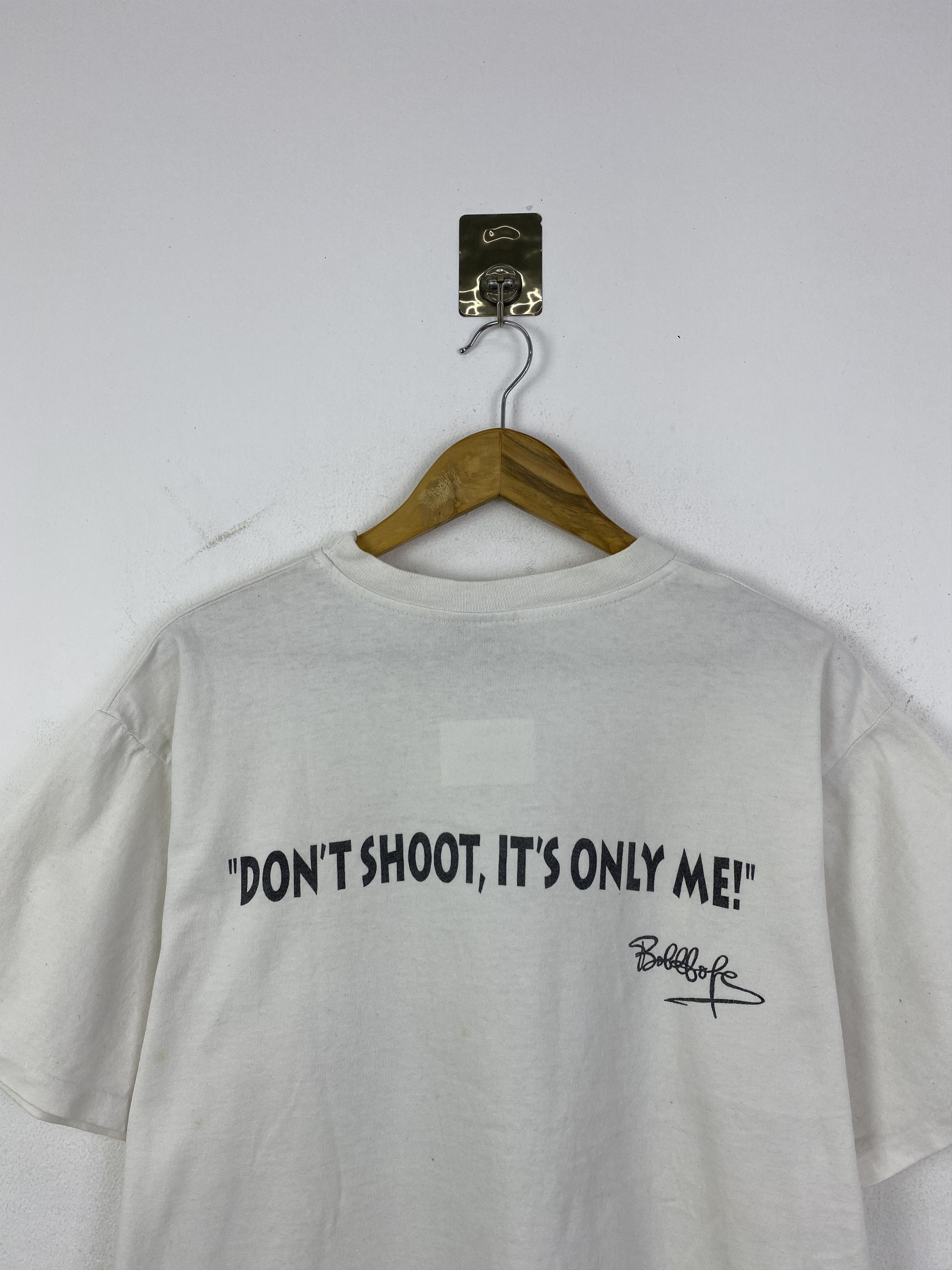 Vintage Vintage 90s Bob Hope Printed T-Shirt TA0715 Size US M / EU 48-50 / 2 - 4 Thumbnail