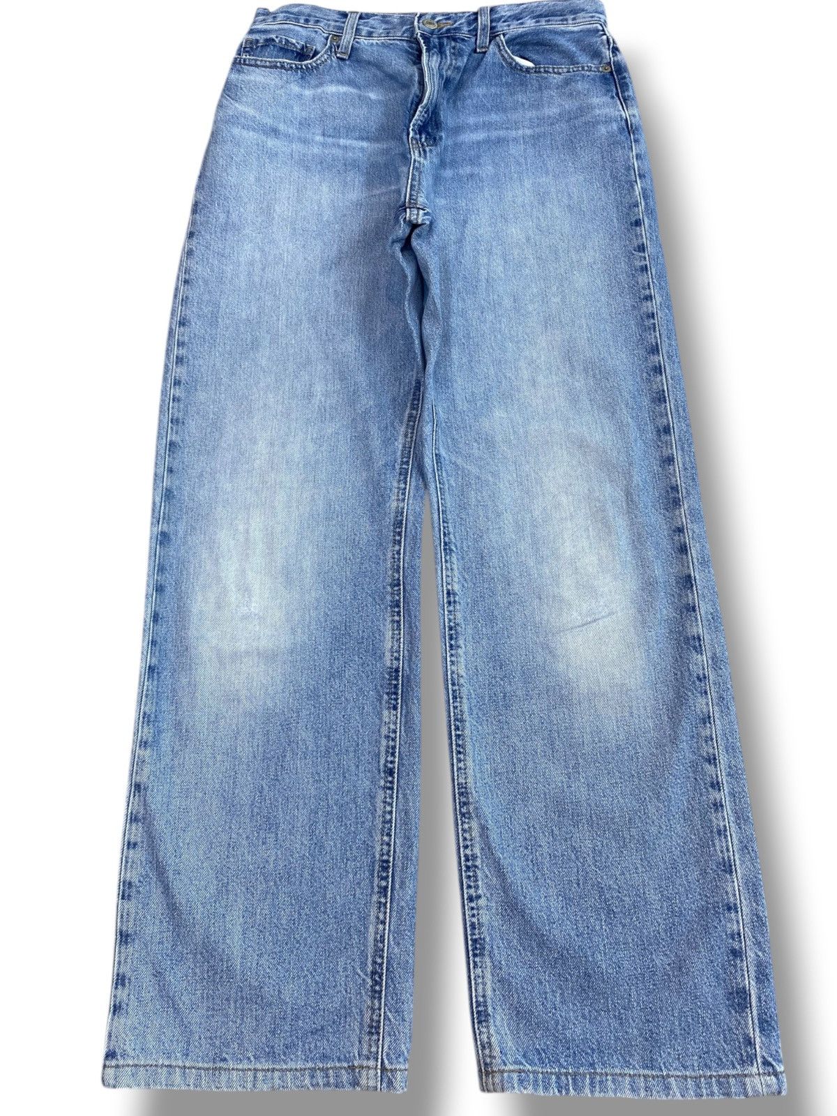 Uniqlo Light Blue Wash Style Loose Jeans