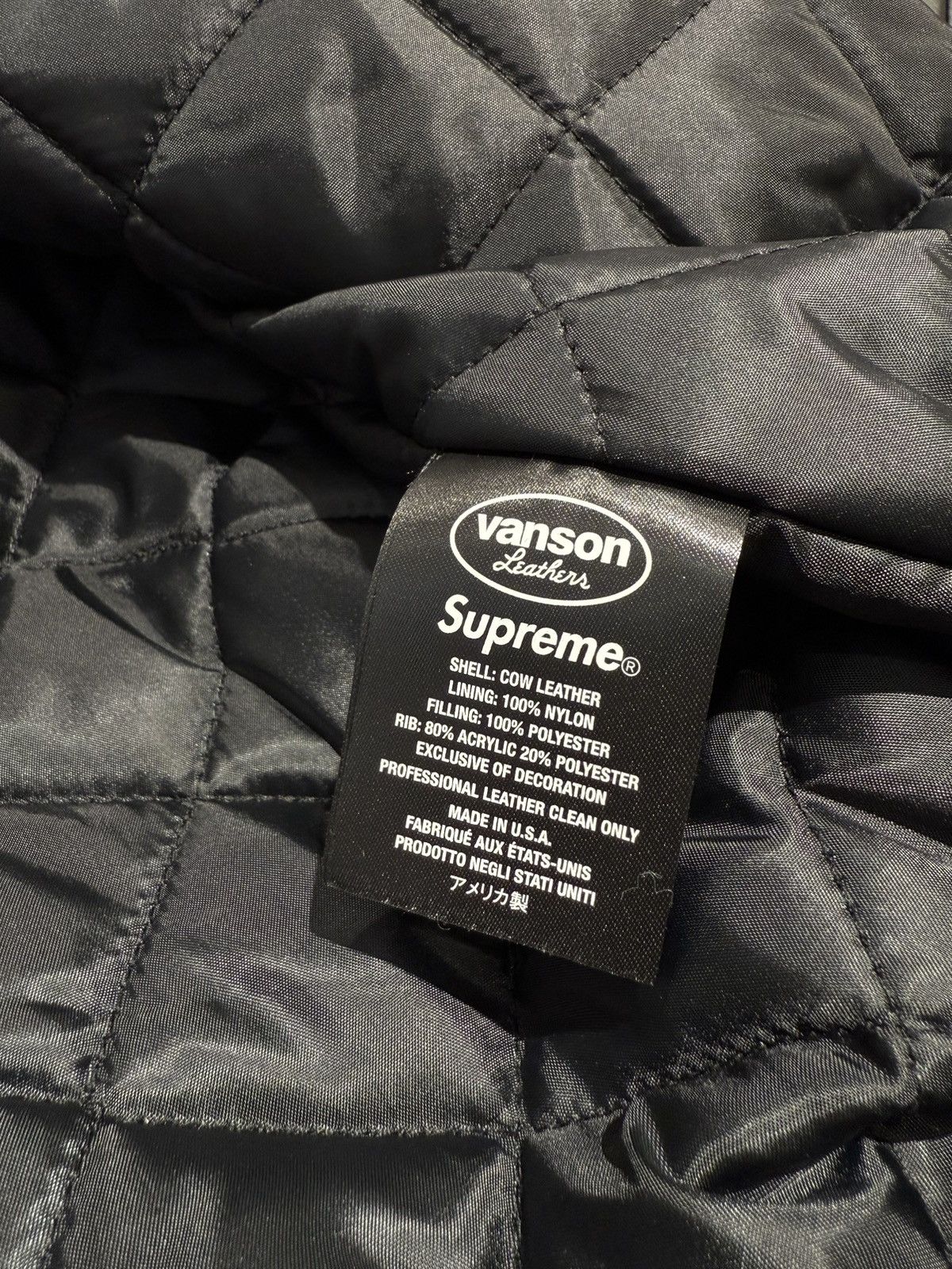 Supreme × Vanson Leathers Supreme Vanson Leathers b.b. Simon Jacket (FW25) Black Size US XL / EU 56 / 4 - 11 Thumbnail