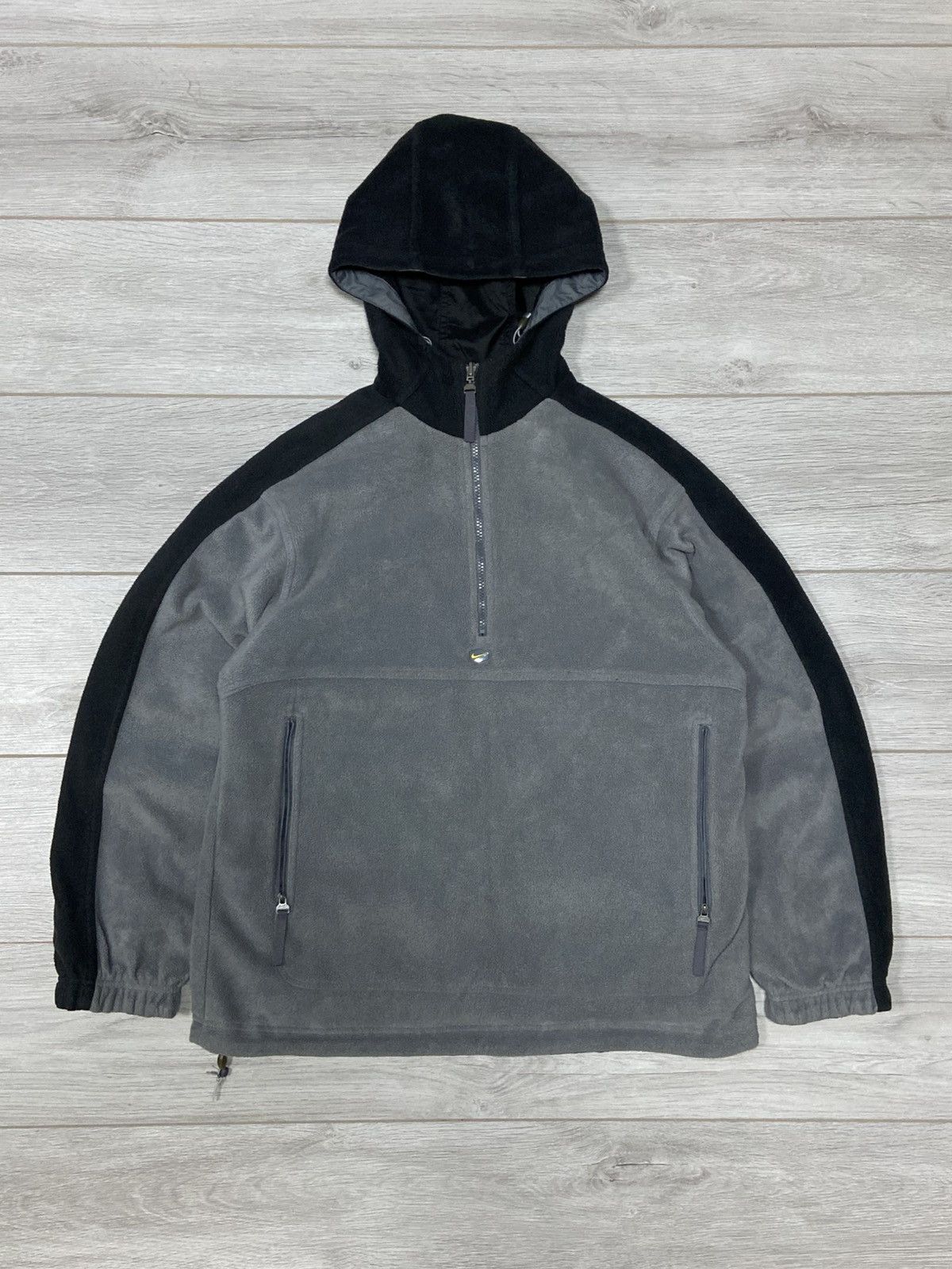 Nike Nike double side TN anorak 1/4 zip fleece centr logo jacket Size US M / EU 48-50 / 2 - 1 Thumbnail