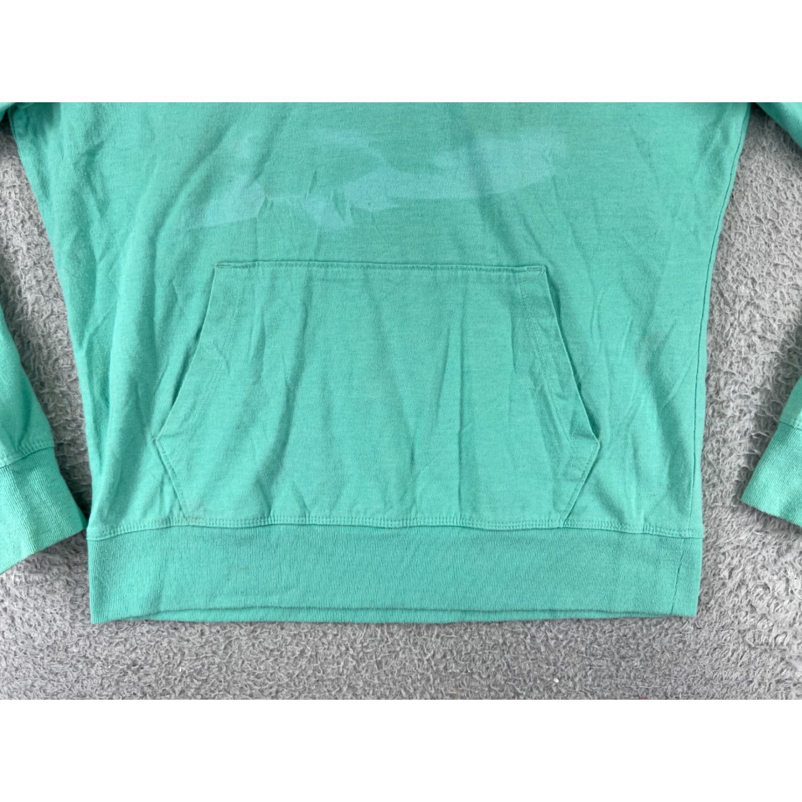 The North Face The North Face Hoodie Womens Large Teal Kangaroo Pocket Cotton Jersey Size L / US 10 / IT 46 - 7 Thumbnail