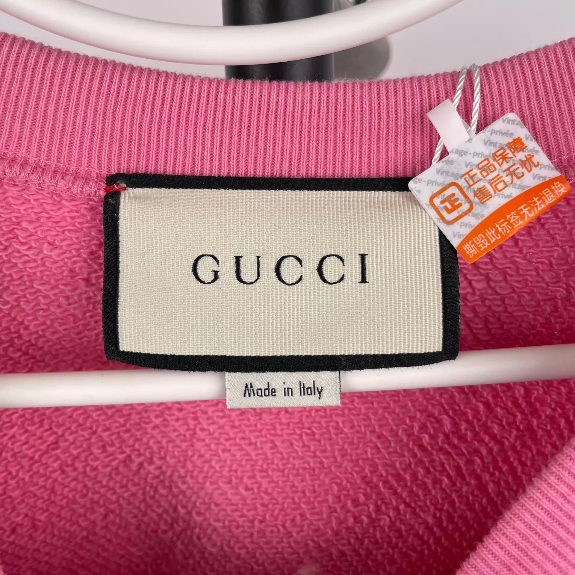 Gucci Gucci pink belted sweatshirt big face cat sequin S Size S / US 4 / IT 40 - 3 Thumbnail