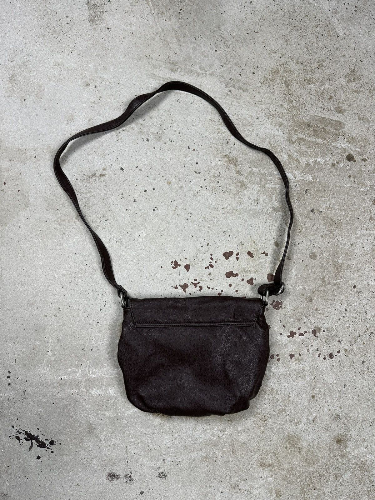 If Six Was Nine Vintage Y2K Faux Fur Brown Messenger Crossbody Bag Size ONE SIZE - 2 Thumbnail
